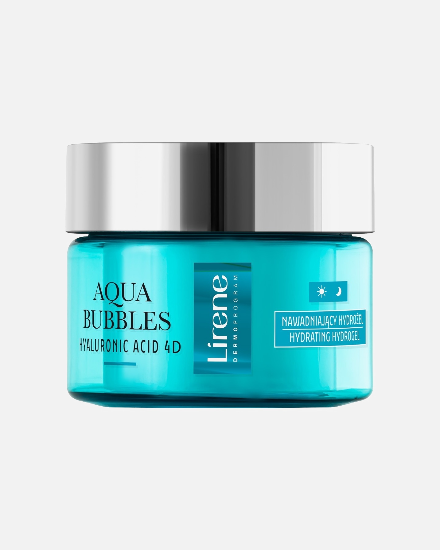 Żel do twarzy dla Unisex Lirene AQUA BUBBLES Nawadniający hydrożel 50 ml