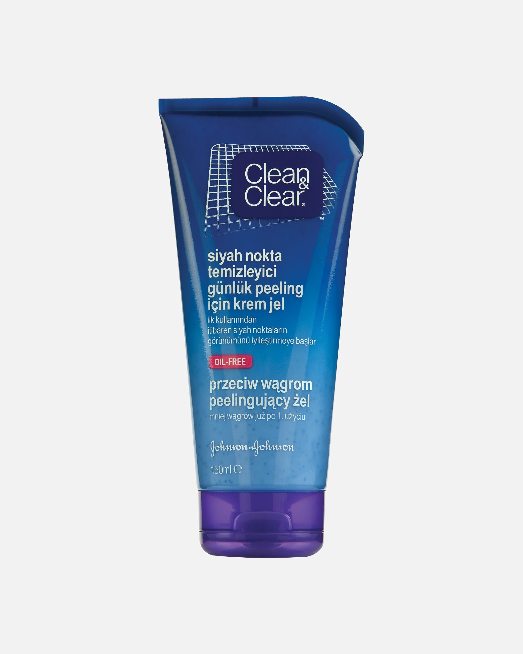 Żel do twarzy dla Unisex Clean & Clear Peelingujący żel przeciw wągrom 150 ml 150 ml