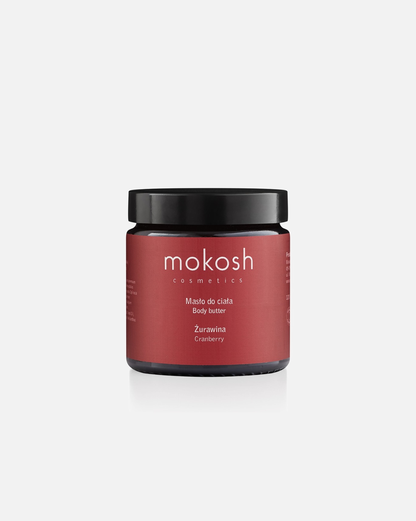 Balsam do ciała dla Unisex Mokosh Masło do ciała Żurawina 120 ml