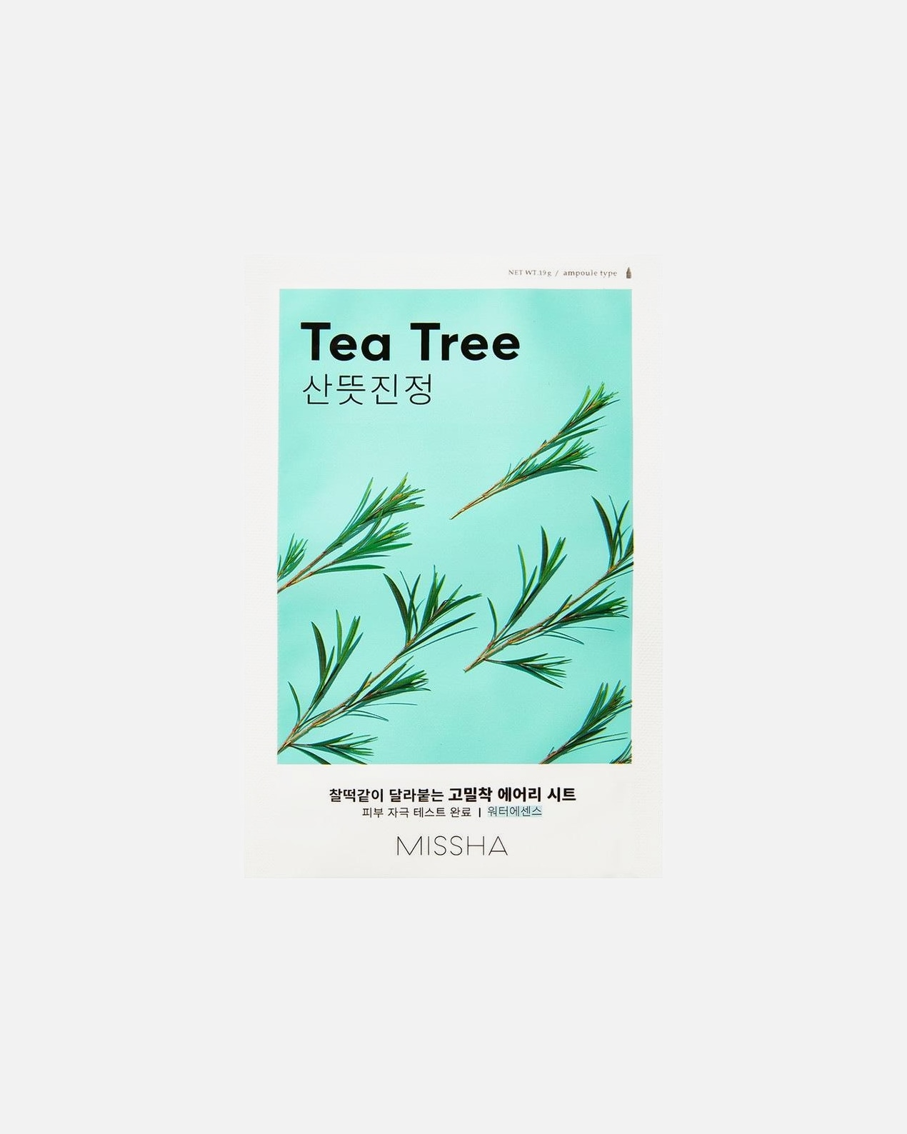 Maska nawilżająca dla Unisex Missha MISSHA Airy Fit Sheet Mask (Tea Tree) 1 szt.
