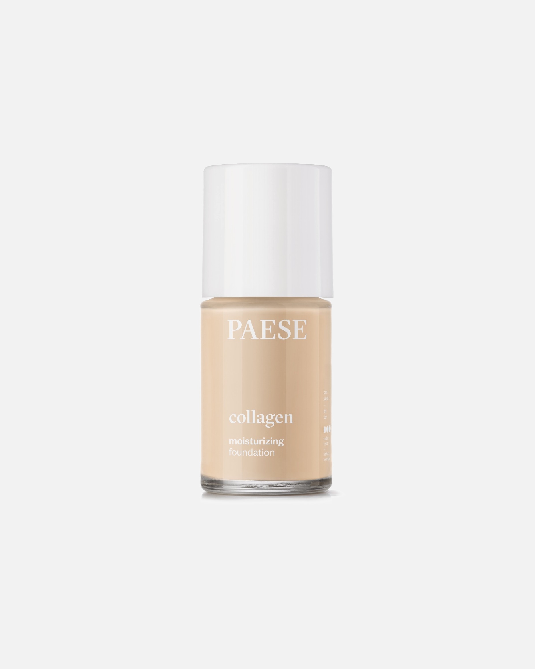 Podkład dla Unisex Paese Kolagenowy podkład nawilżający 302N - BEIGE