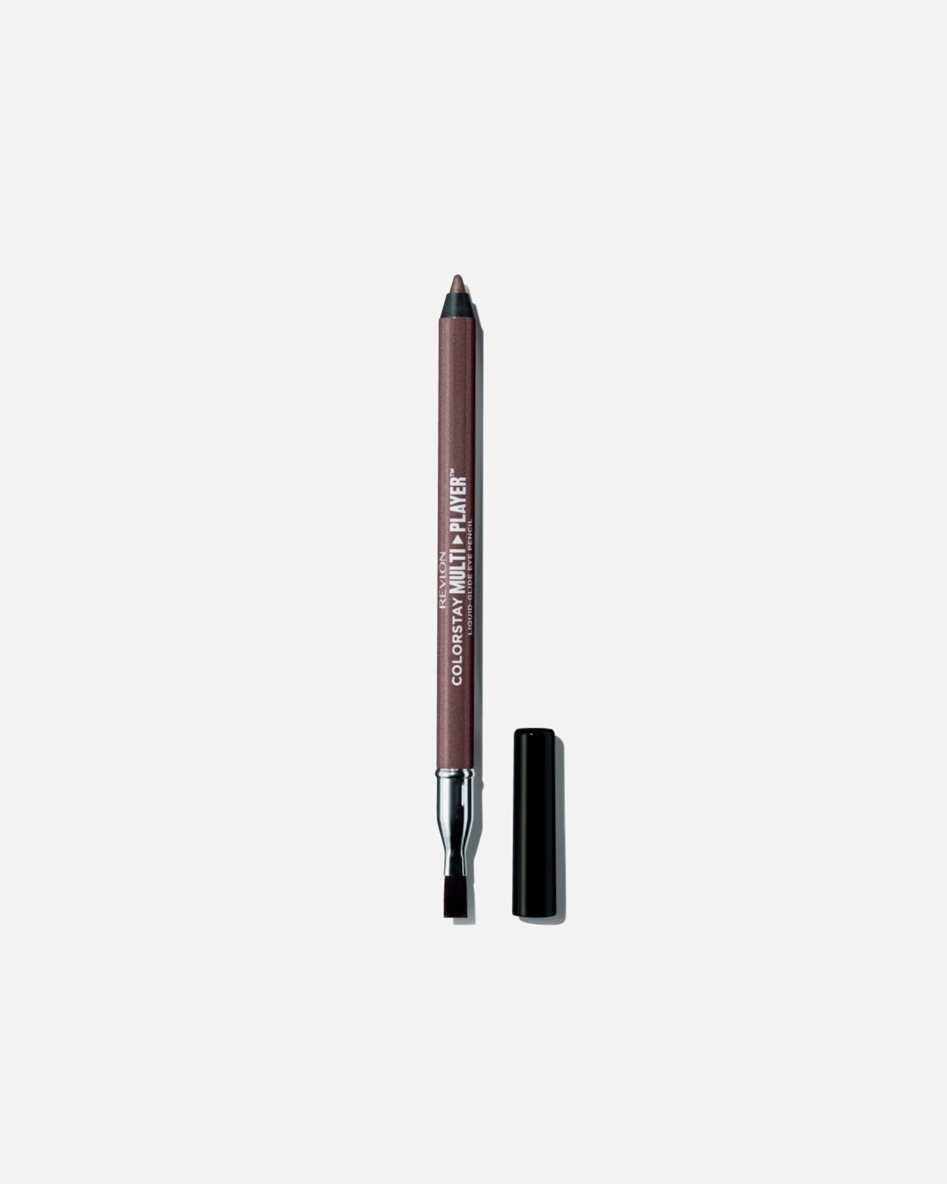 Eyeliner dla Unisex Revlon ColorStay™ Revlon ColorStay Multiplayer Liquid-Glide Eye Pencil, uniwersalna kredka do oczu ze zintegrowanym pędzelkiem do blendowania, wodoodporna, 405 Fortress 0.9 g