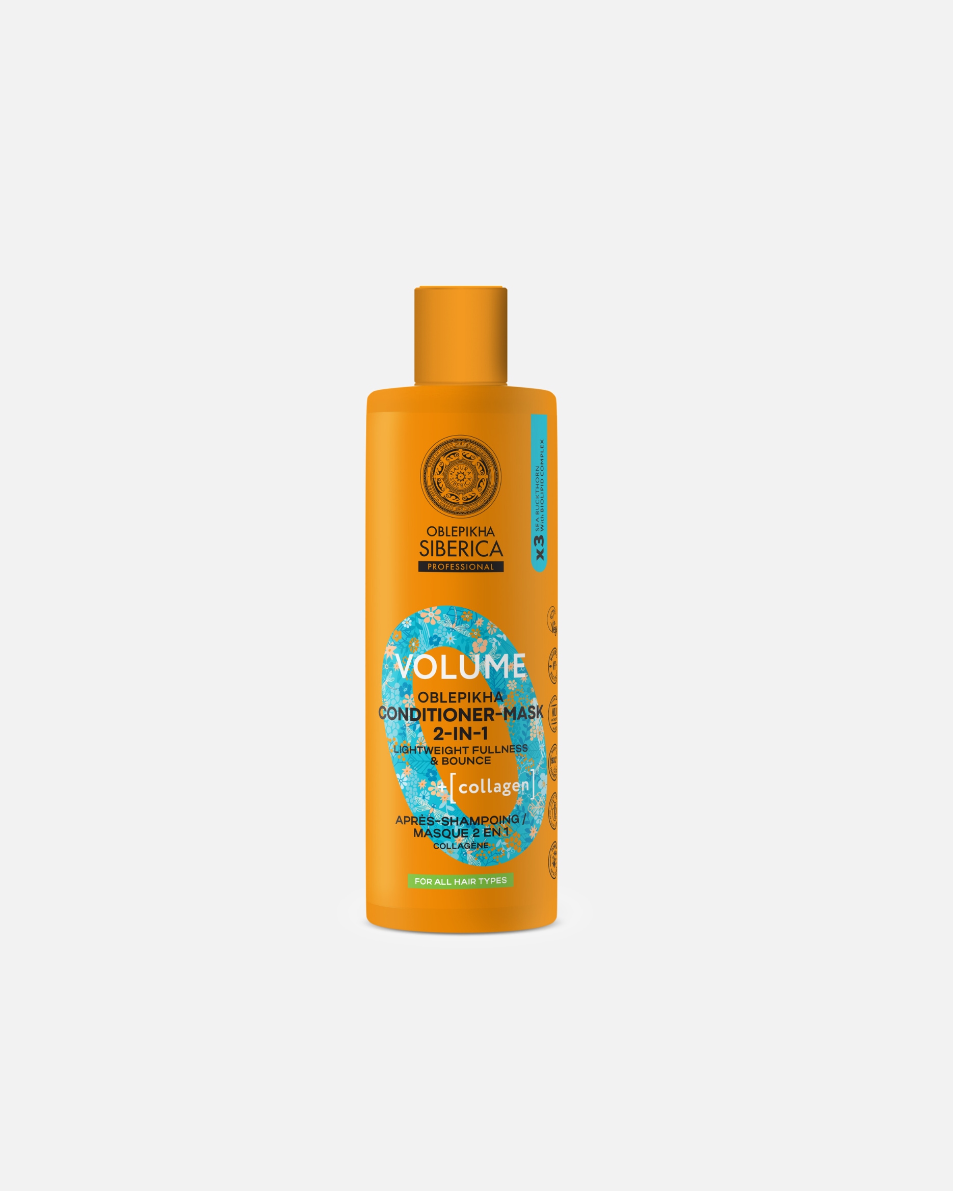 Pielęgnacja skóry głowy dla Unisex Natura Siberica Oblepikha Rokitnikowa odżywka zwiększająca objętość 400 ml