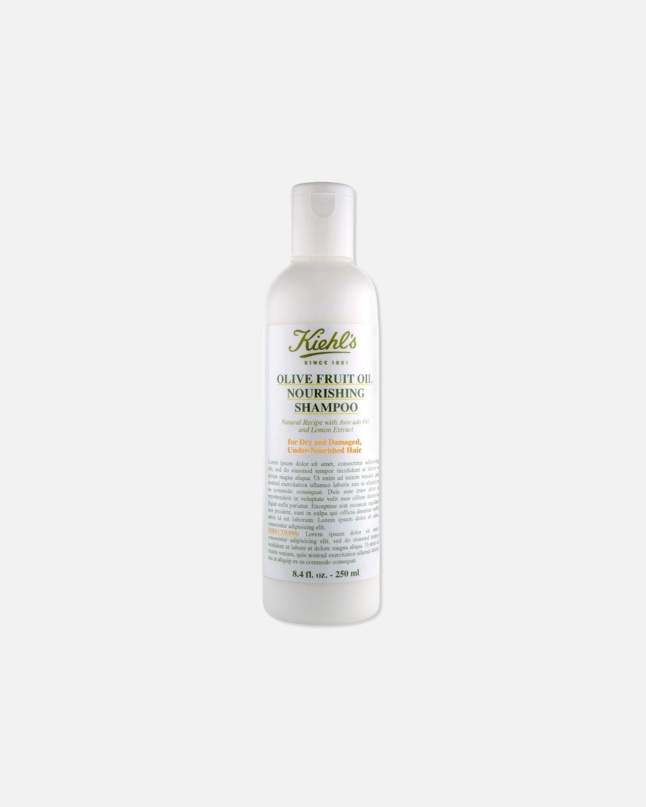 Szampon do włosów dla Unisex Kiehl`s Olive Fruit Oil Nourishing Shampoo 500 ml