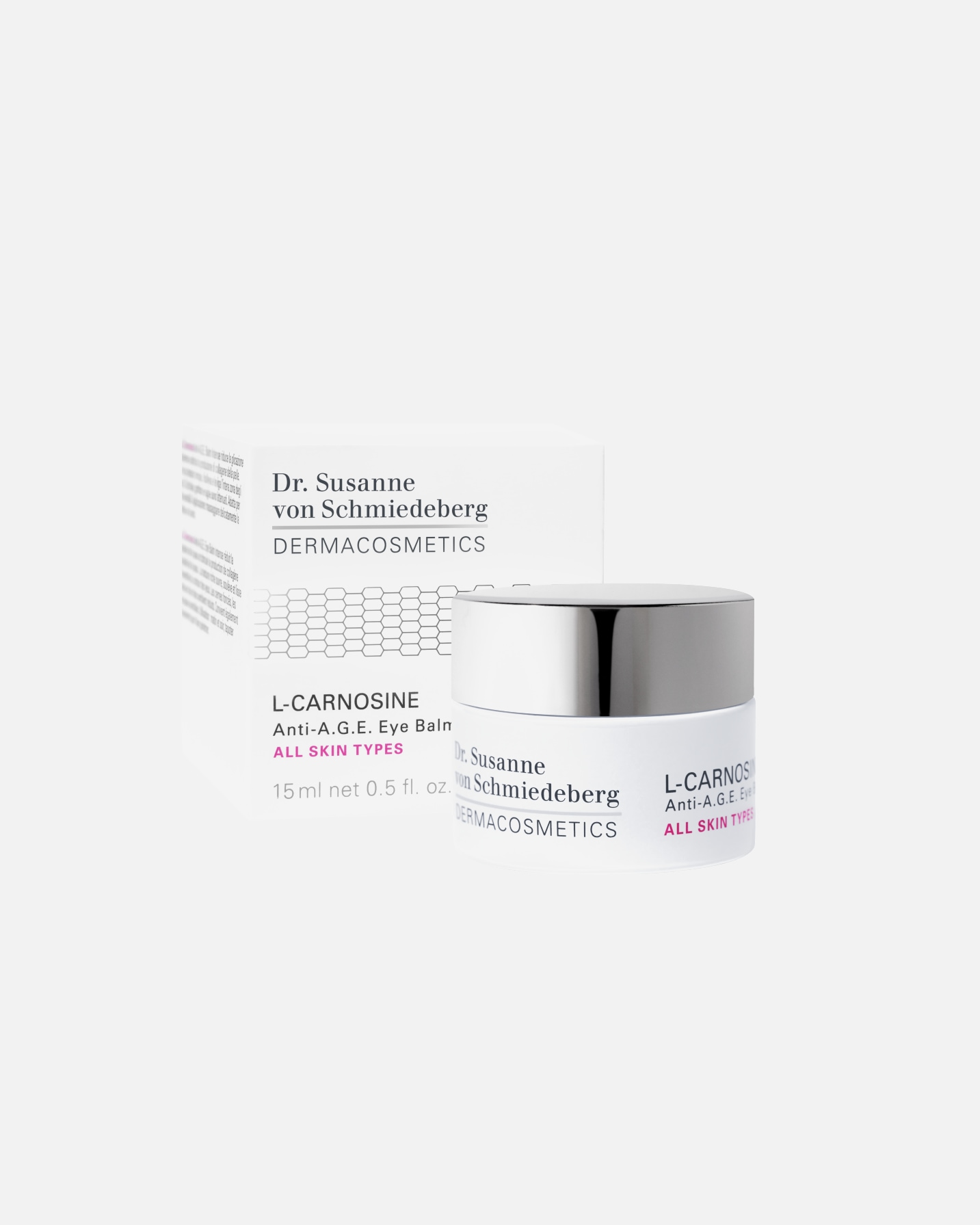 Balsam pod oczy dla Unisex Dr. Susanne von Schmiedeberg L-Carnosine Anti-A.G.E. Eye Balm Intense 15 ml