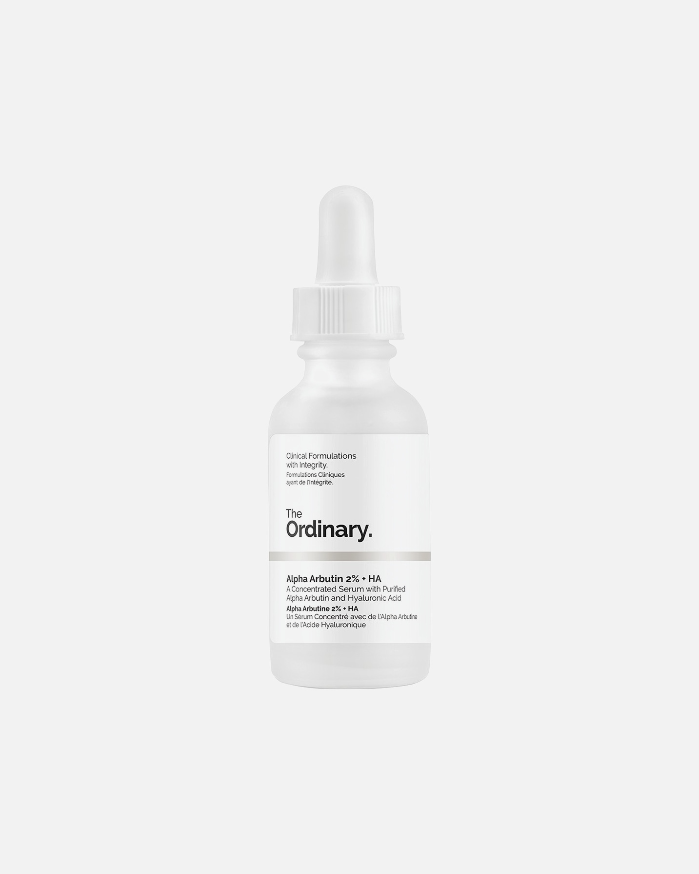 Serum z kwasem hialuronowym dla Unisex The Ordinary Więcej molekuł Alpha Arbutin 2% + HA 30 ml
