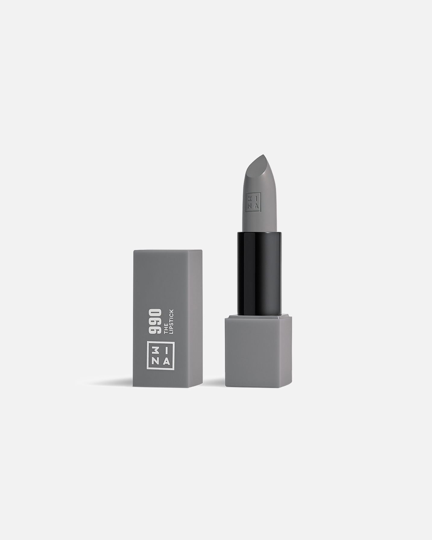 Pomadka do ust w sztyfcie dla Unisex 3INA The Lipstick - Szminka 990 - GRAY