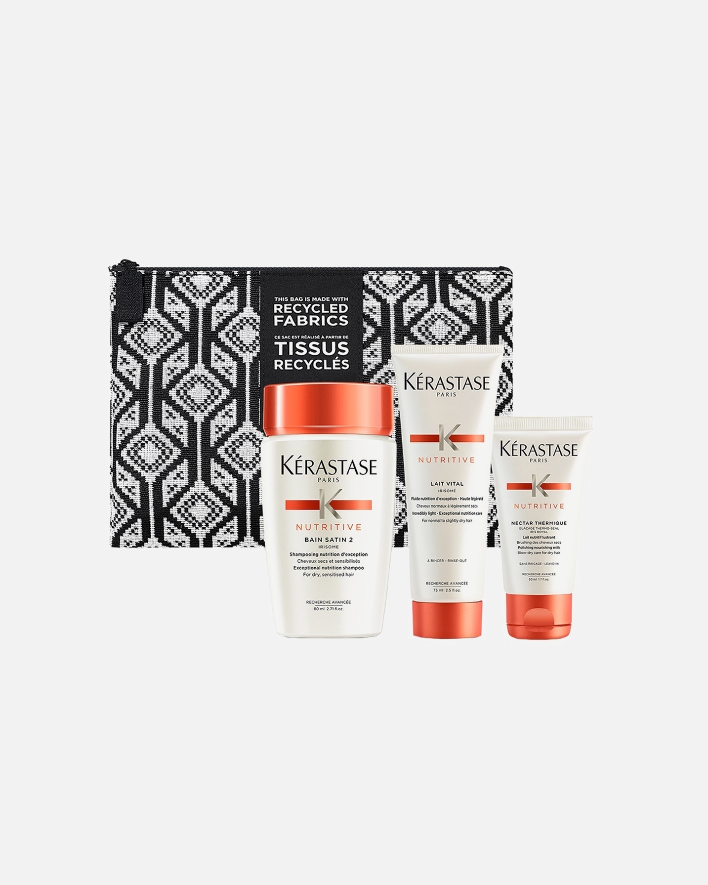 Zestaw do pielęgnacji włosów dla Unisex Kérastase Nutritive Zestaw do odkrywania wartości odżywczych 1 Piece