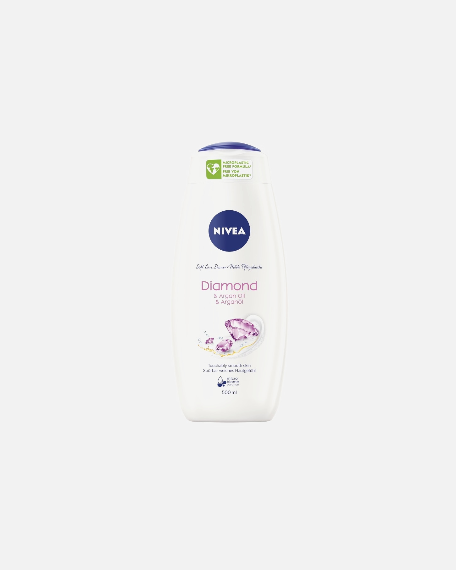 Żel pod prysznic dla Unisex NIVEA Żel pod prysznic Care & Diamond Touch 500 ml