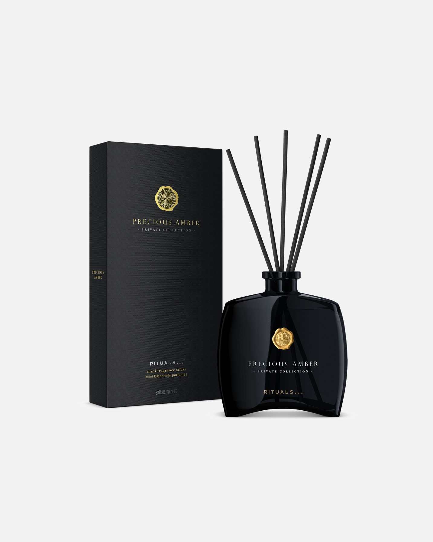 Zapach do pomieszczeń dla Unisex Rituals Private Collection Precious Amber - Patyczki zapachowe 100 ml