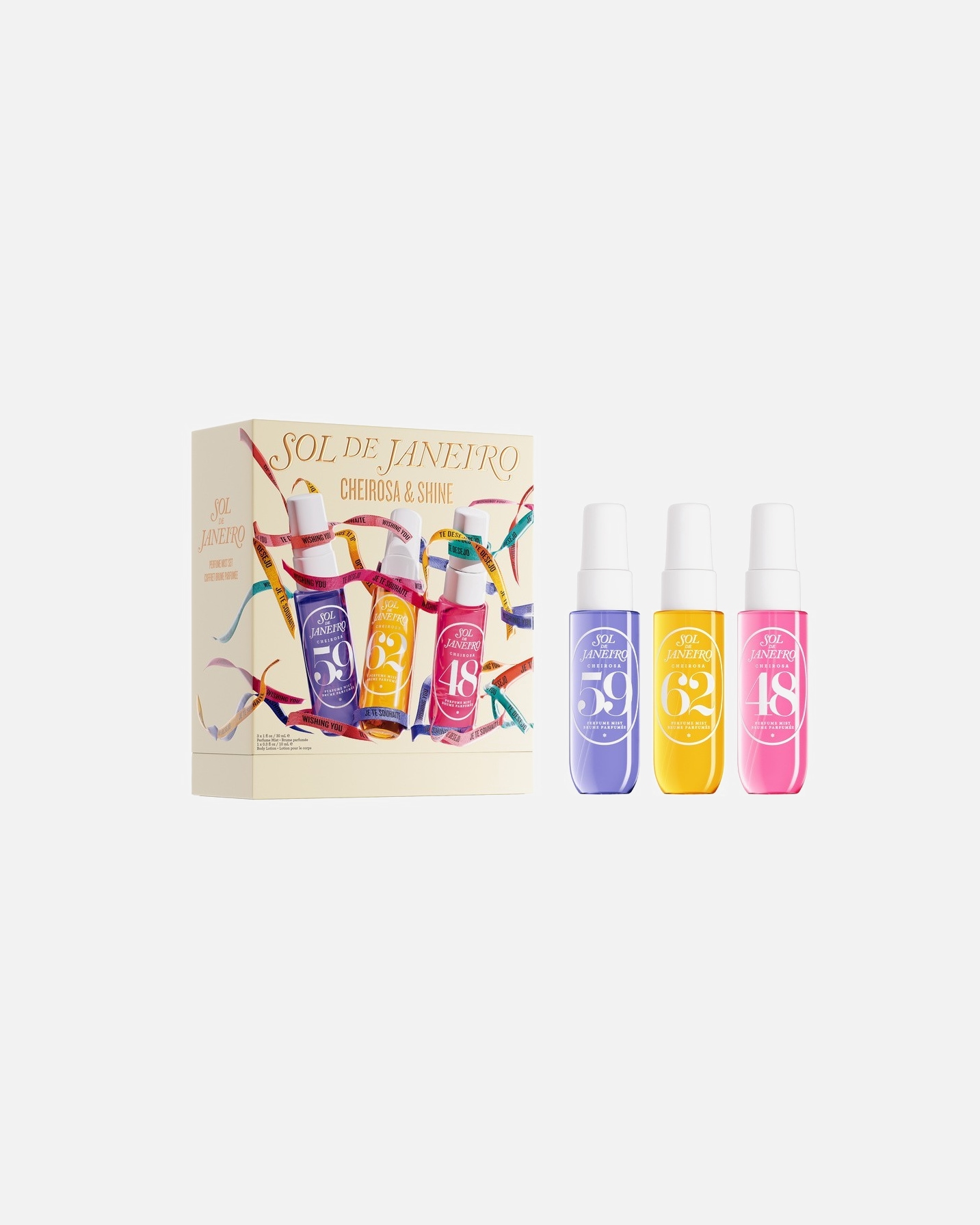 Zestaw zapachowy dla Unisex Sol de Janeiro Brazilian Crush Cheirosa & Shine 1 szt.