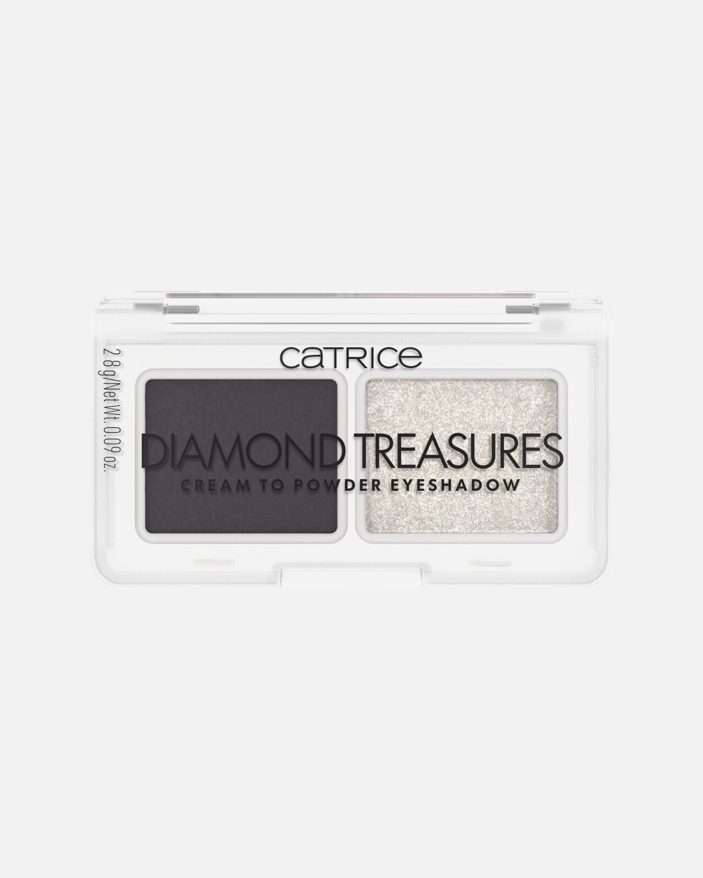 Cień do powiek dla Unisex Catrice Kremowo-pudrowy cień do powiek Diamond Treasures Cream to Powder Eyeshadow 030 Smokey Diamond