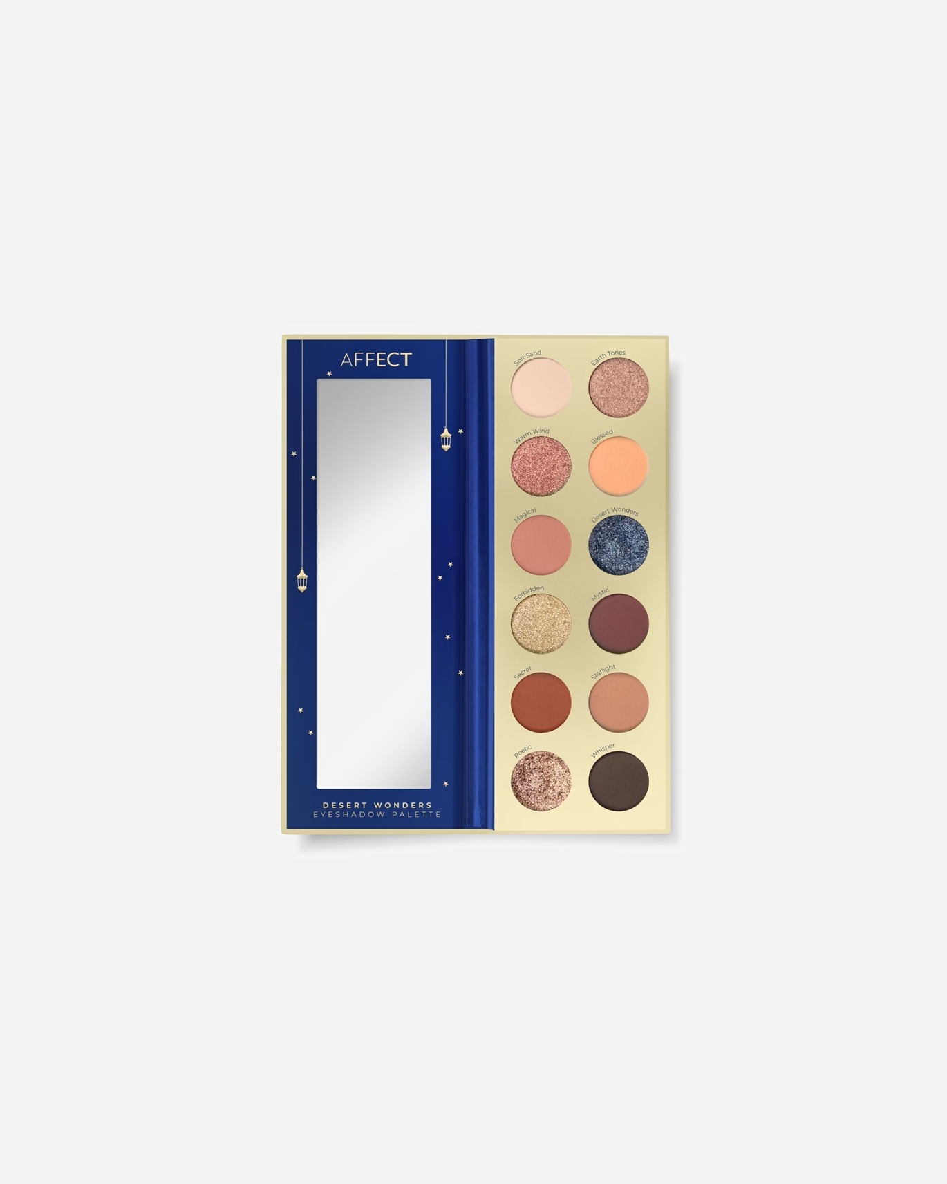 Cień do powiek dla Unisex Affect EYESHADOW PALETT 24 g