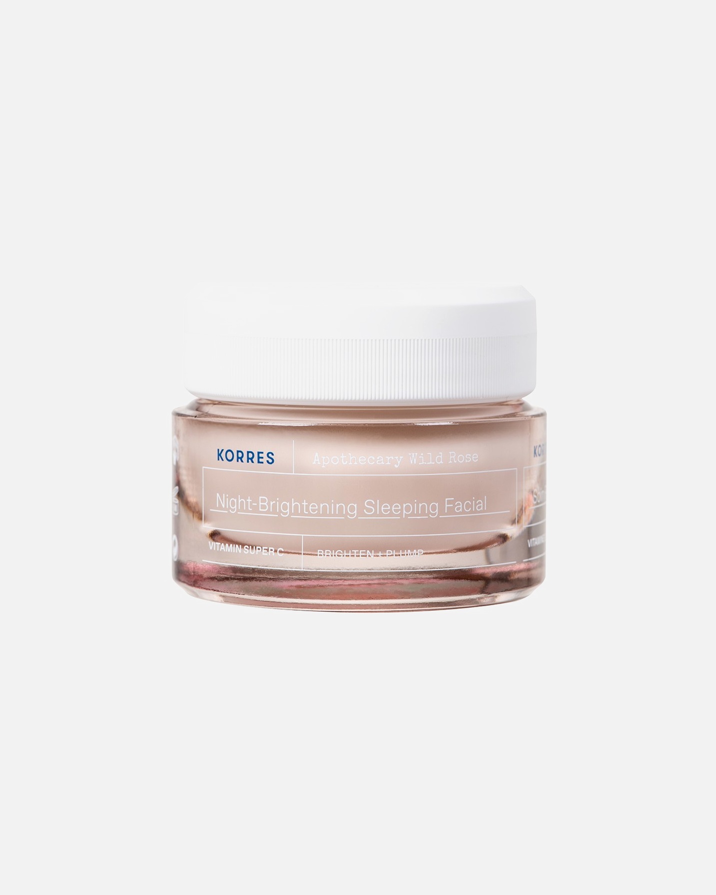 Krem na noc dla Unisex KORRES Apothecary Wild Rose Rozjaśniający krem-maska na noc 40 ml
