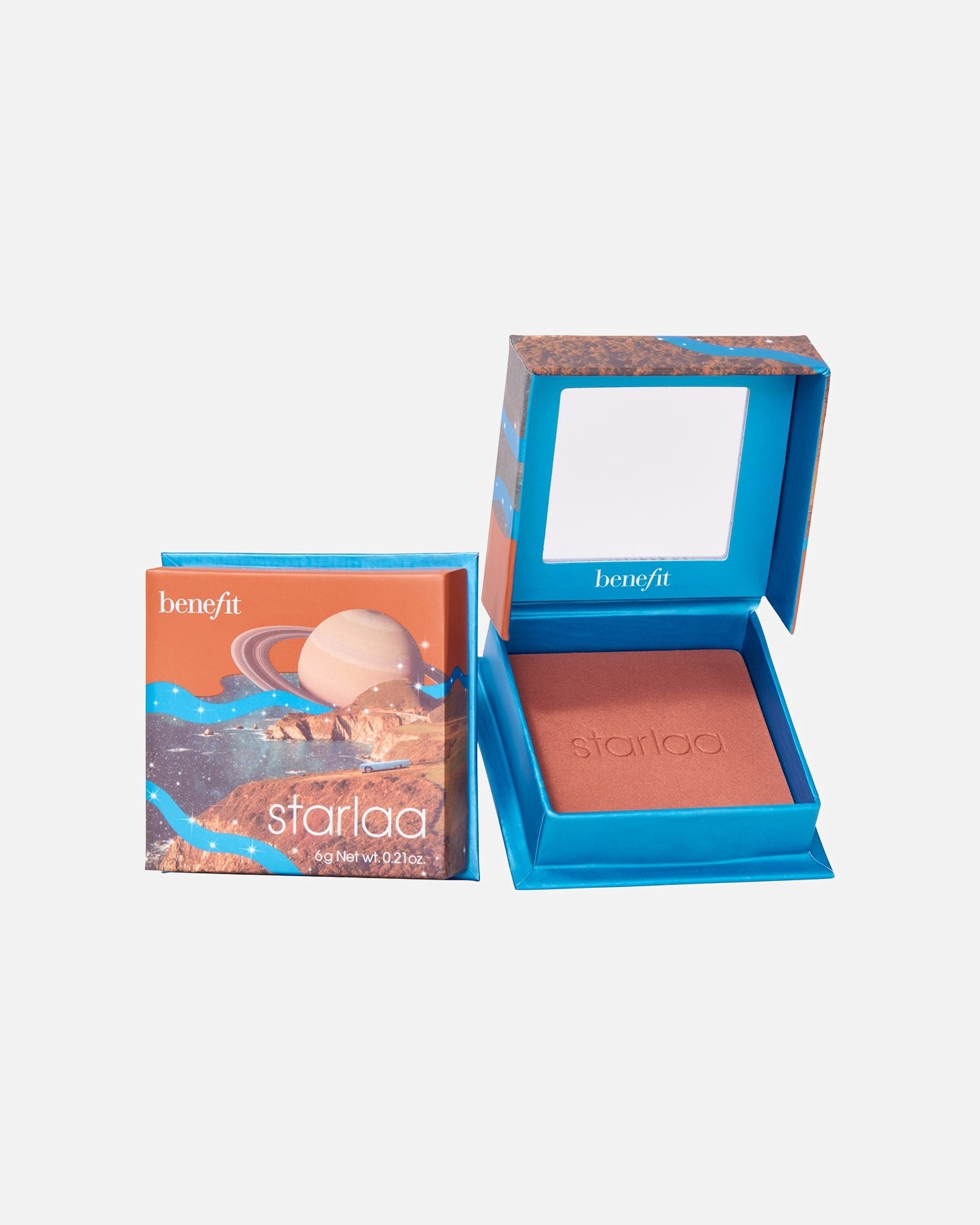 Róż dla Unisex Benefit Bronzer & Blush Collection Moone Rouge w Blackberry 6 g