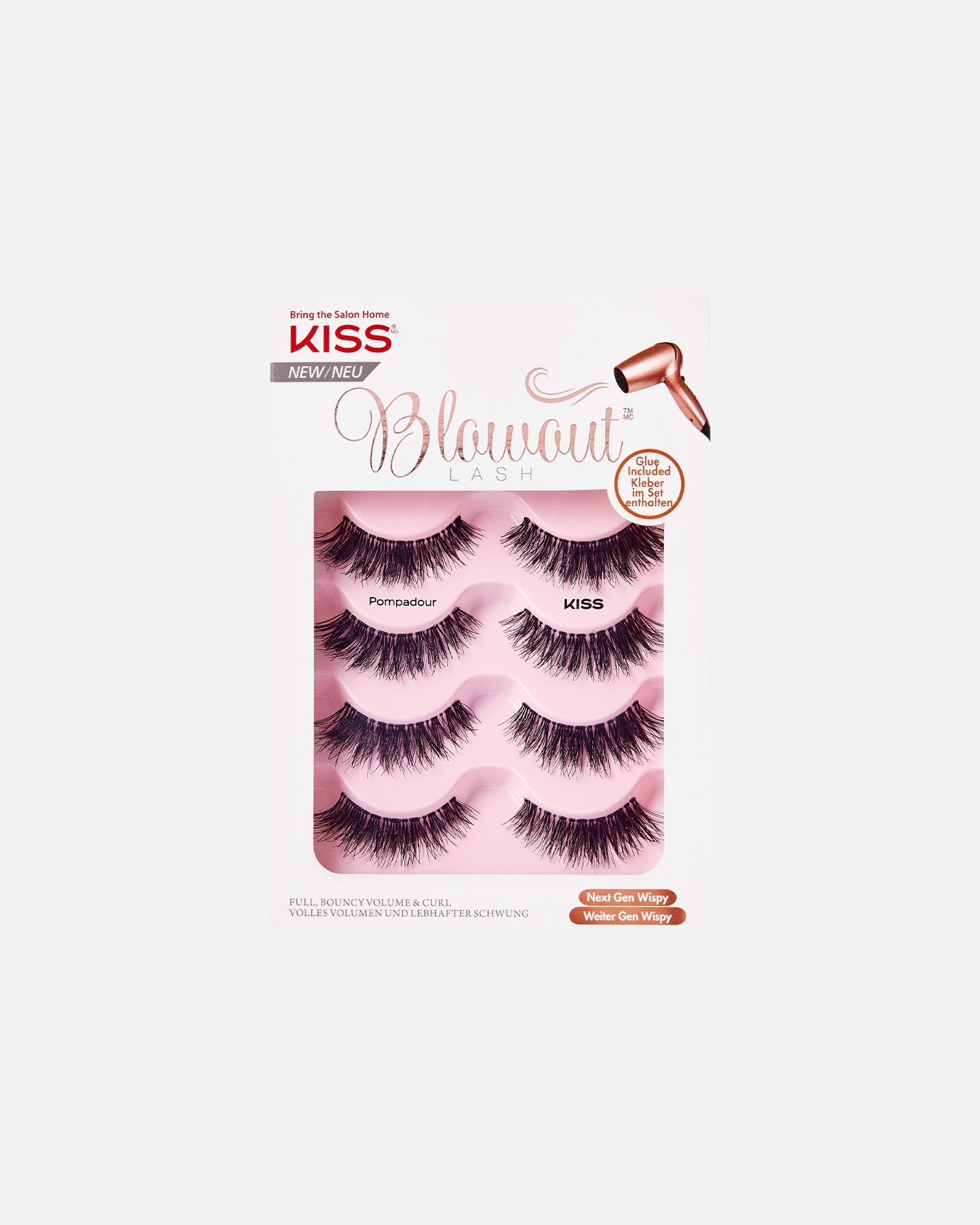Sztuczne rzęsy dla Unisex KISS 1 szt.