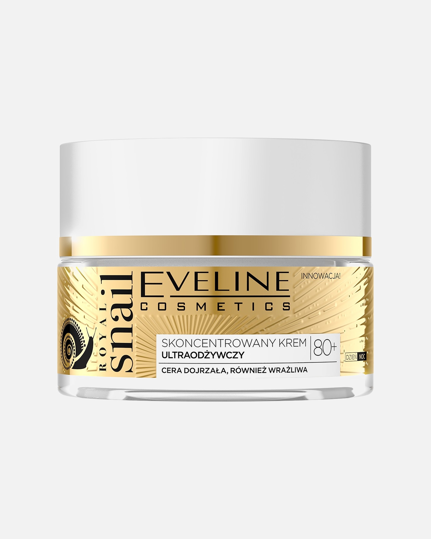 Krem do twarzy dla Unisex Eveline Cosmetics Royal Snail KREM DO TWARZY 80+ ultraodżywczy 50 ml