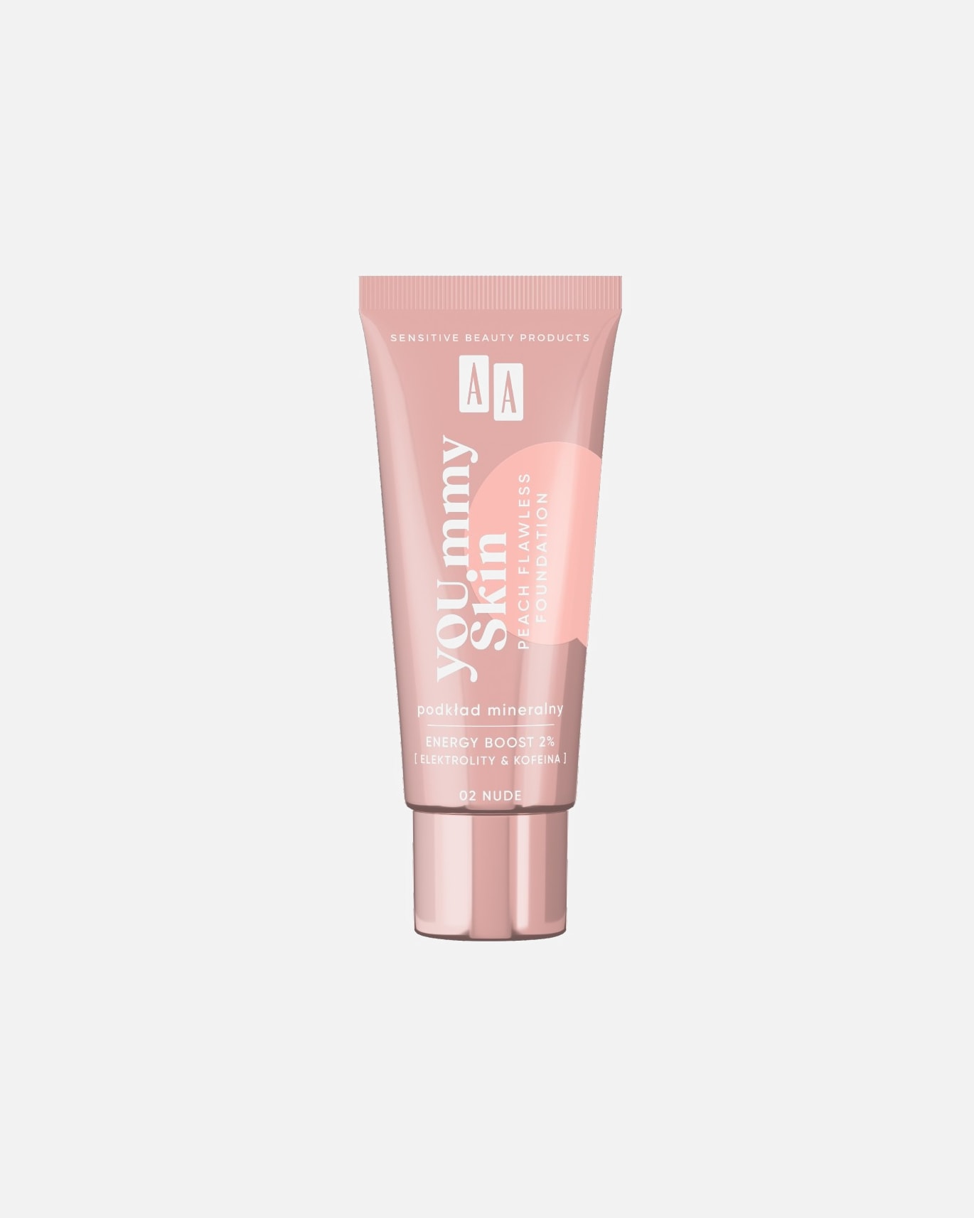 Podkład dla Unisex AA COSMETICS AA YOU.mmy Skin Peach Flawless Foundation podkład mineralny 30 ml