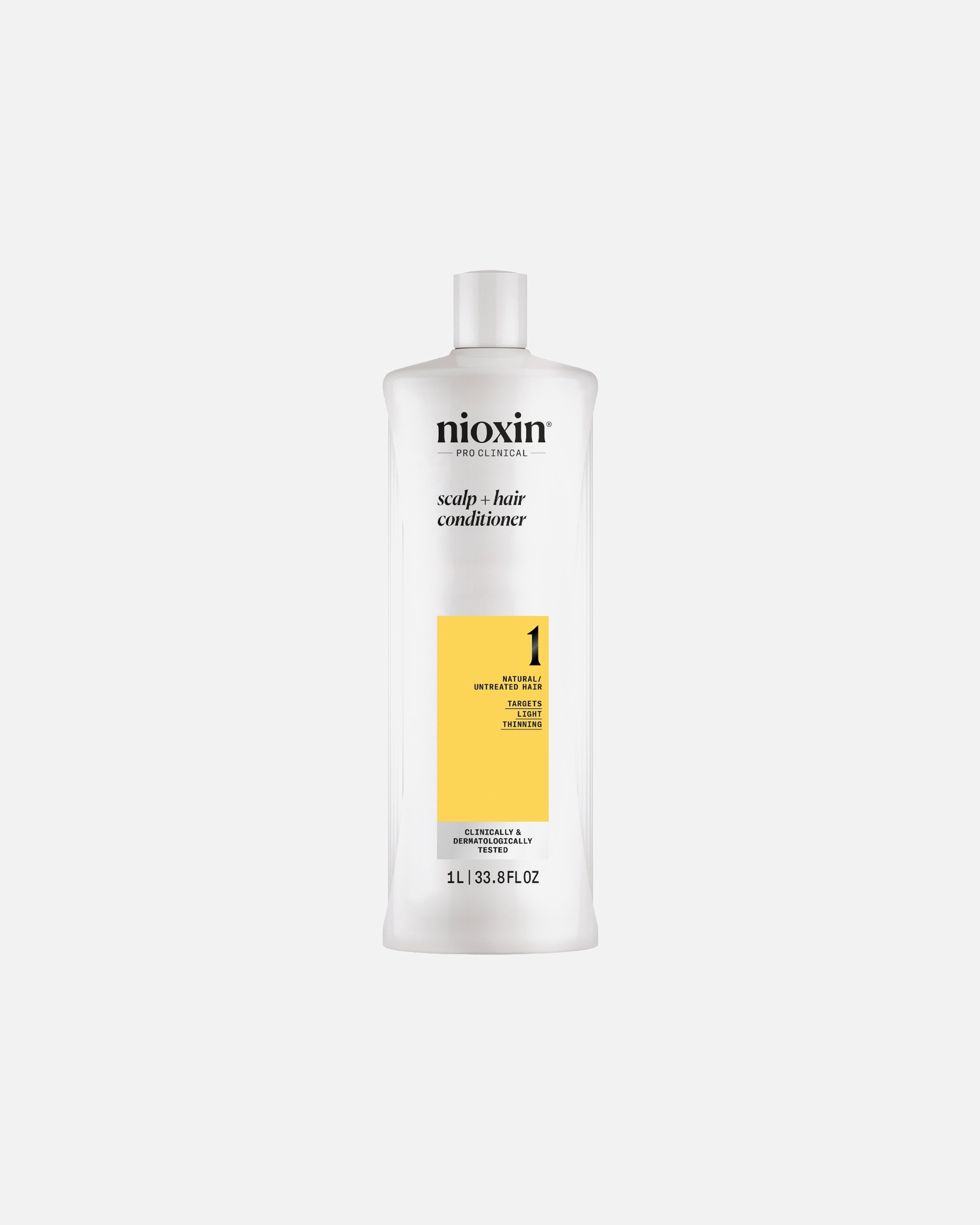 Odżywka do włosów do spłukiwania dla Unisex Nioxin System 1 Nioxin System 1 odżywka Scalp Therapy do włosów naturalnych, lekko przerzedzonych, 300 ml 1000 ml