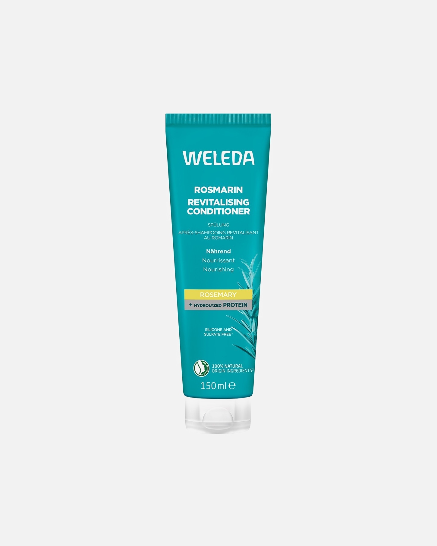 Odżywka do włosów do spłukiwania dla Unisex Weleda Rewitalizująca odżywka z rozmarynem 150 ml