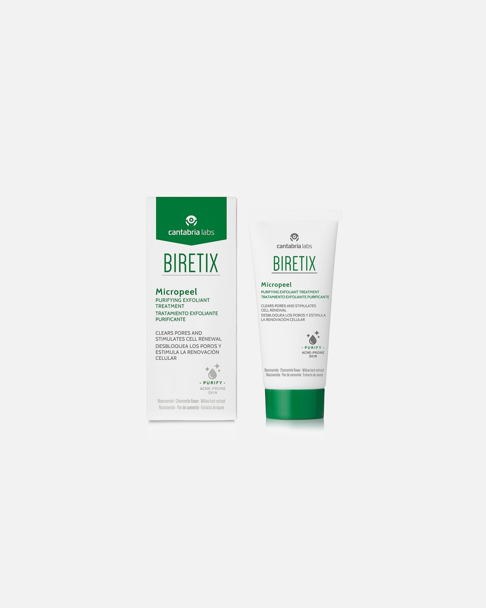 Peeling do twarzy dla Unisex BIRETIX 50 ml