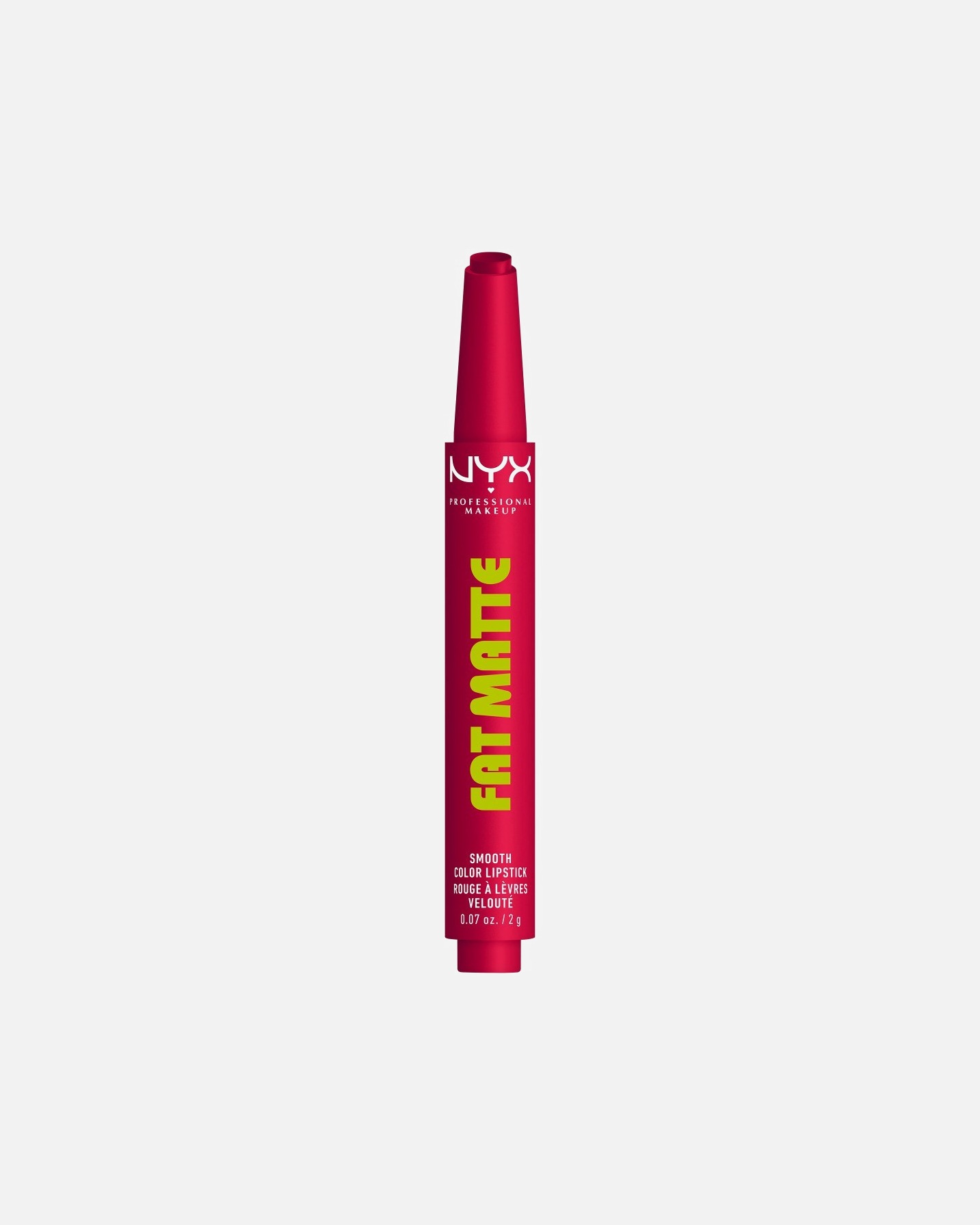 Pomadka do ust w sztyfcie dla Unisex NYX Professional Makeup Fat Matte Smooth HIBISCUS HUG