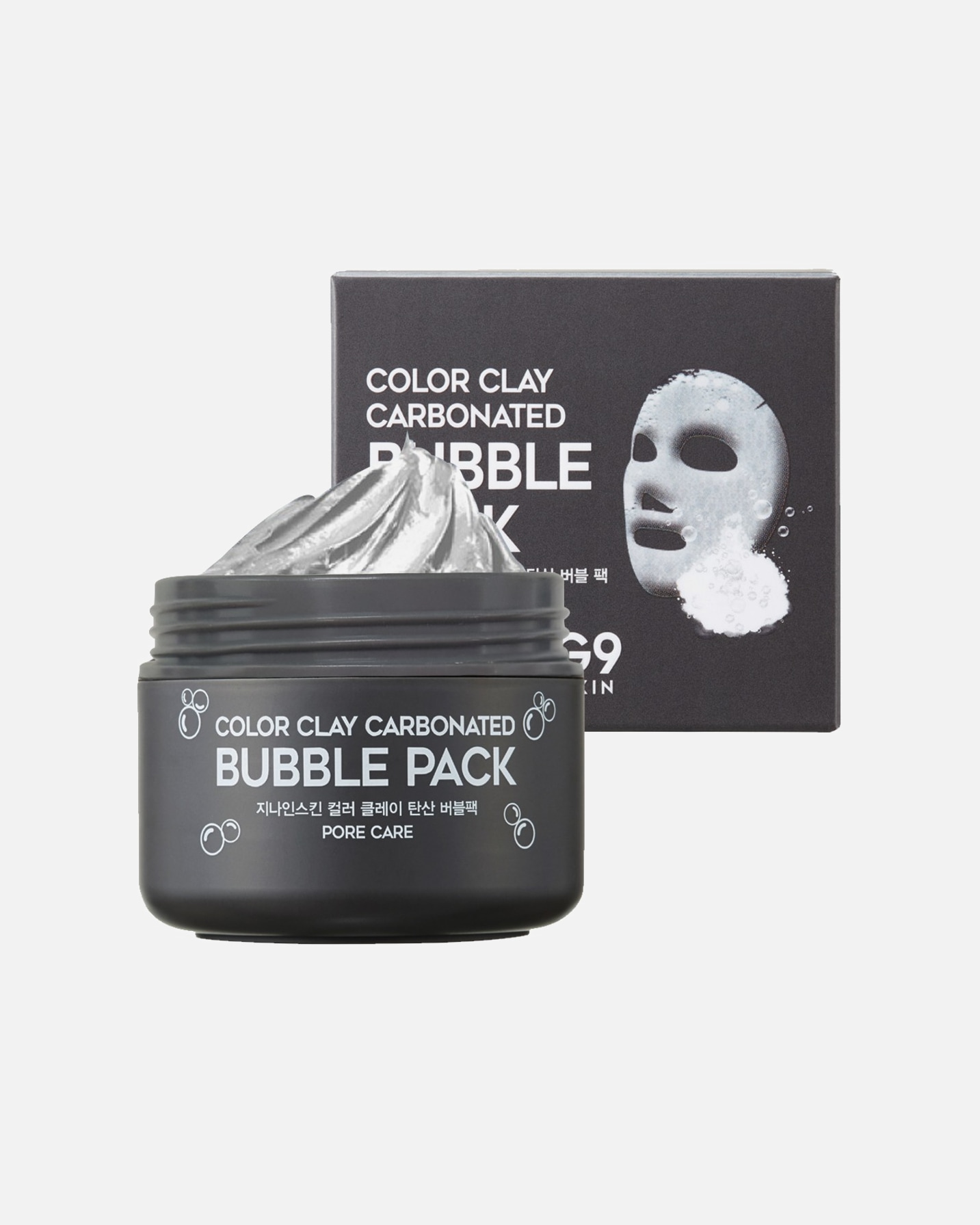 Płatki pod oczy dla Unisex G9 Skin COLOR CLAY CARBONATED BUBBLE PACK 100 ml