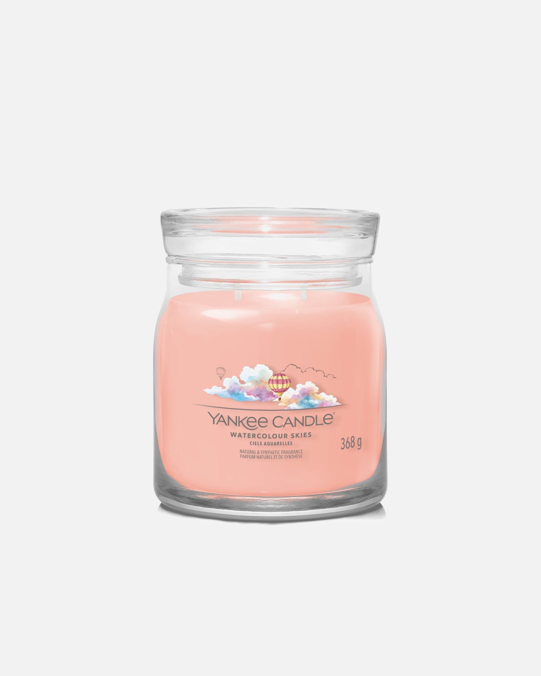 Świeca dla Unisex YANKEE CANDLE Watercolour Skies 368 g - Signature