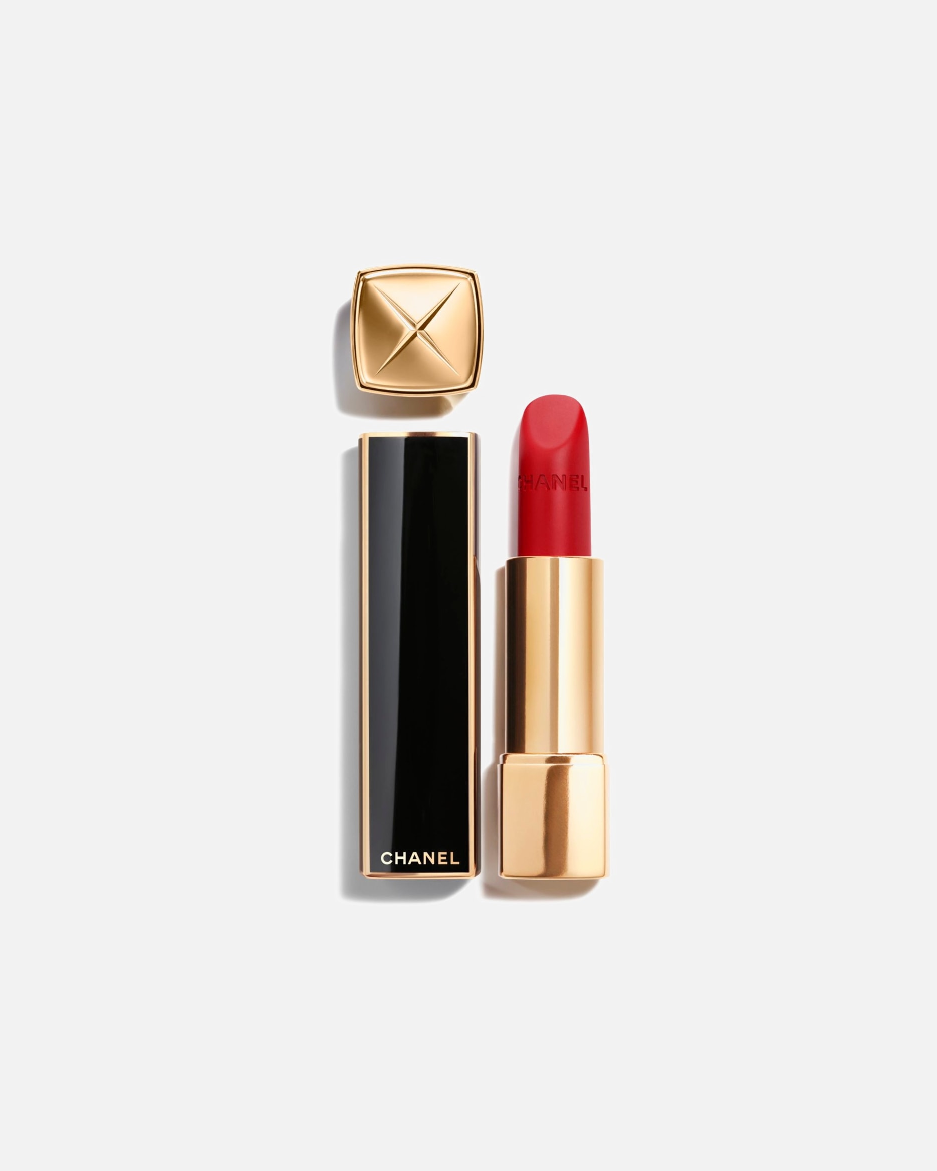 Pomadka do ust w sztyfcie dla Kobieta CHANEL ROUGE ALLURE VELVET EDYCJA LIMITOWANA – ŚWIETLISTA MATOWA POMADKA DO UST 56 ROUGE CHARNEL