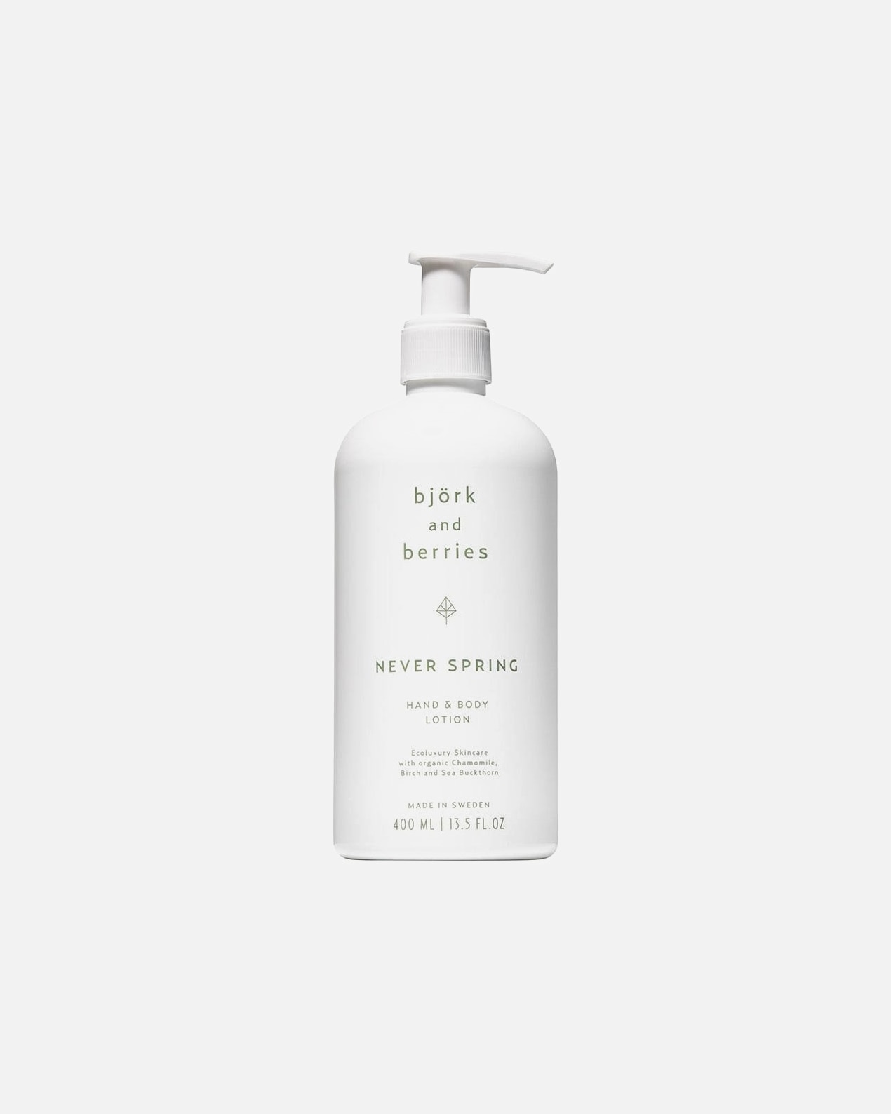 Emulsja do ciała dla Unisex Björk & Berries Never Spring Never Spring Hand & Body Lotion 400 ml