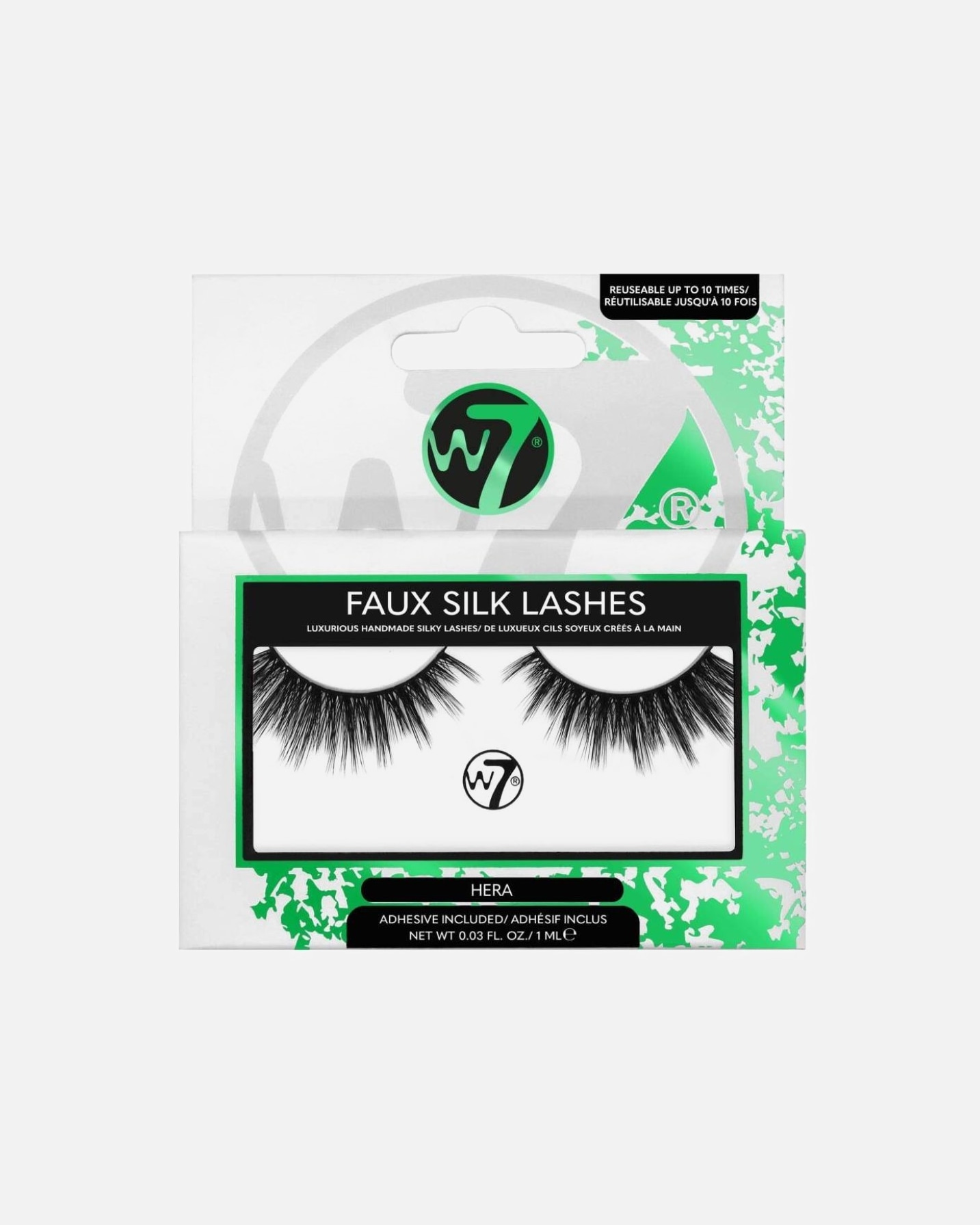Sztuczne rzęsy dla Unisex W7 3D Faux Silk Lashes SZTUCZNE RZĘSY Hera 1 ml