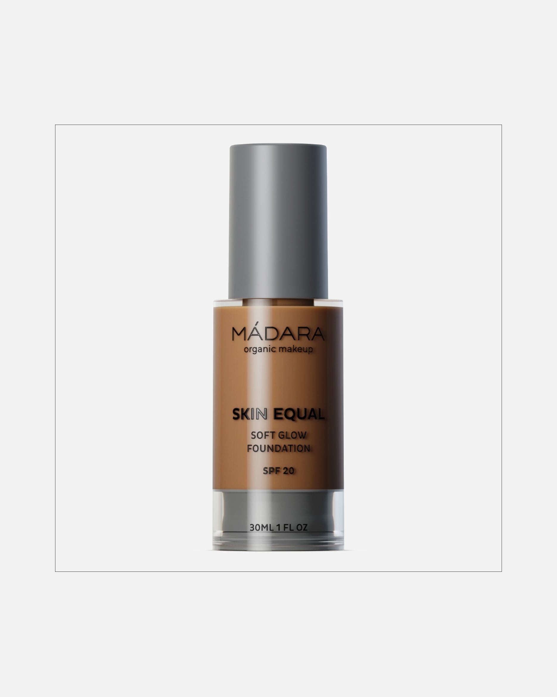Podkład dla Unisex Madara Make Up Skin Equal Soft Glow #80 FUDGE