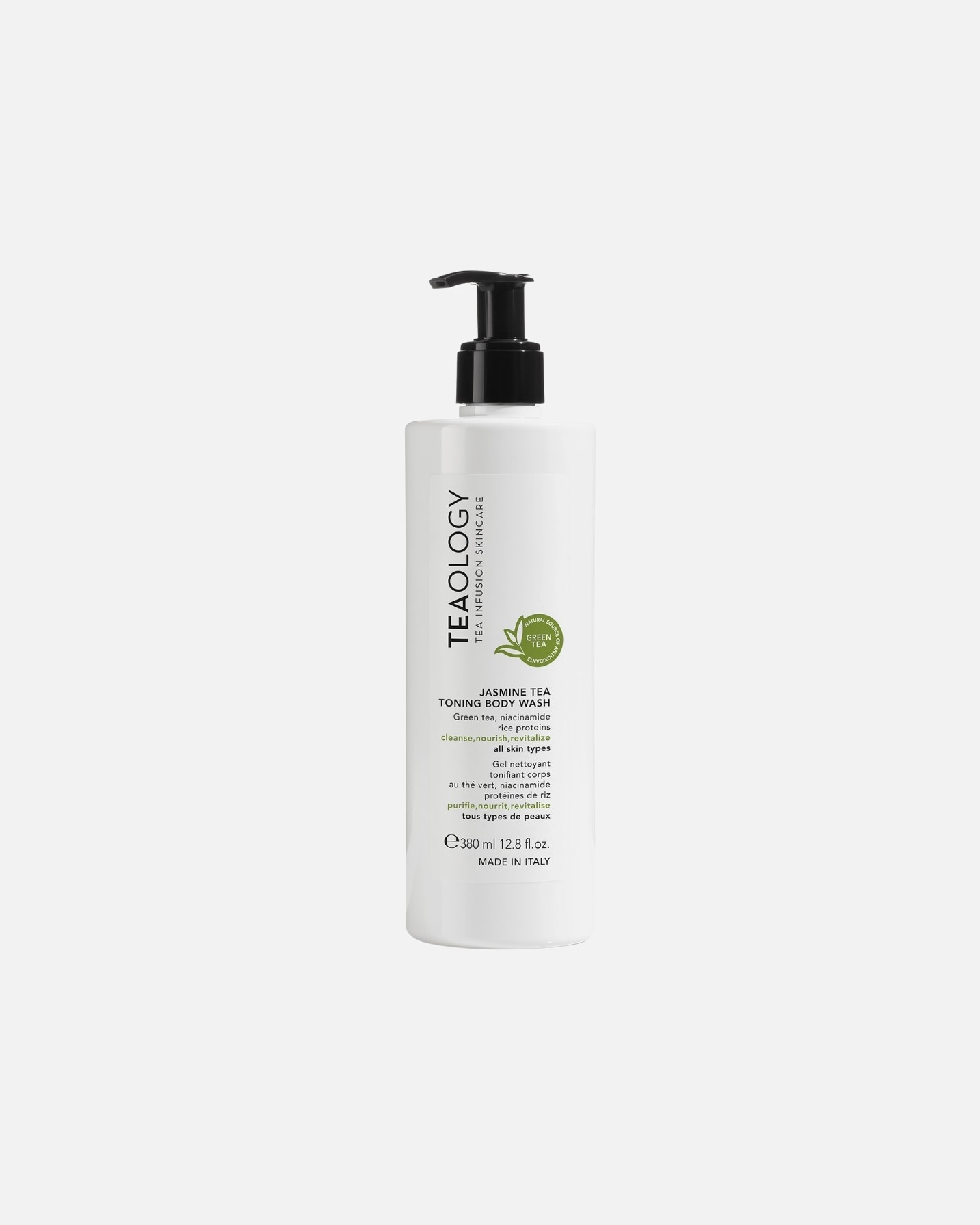 Żel pod prysznic dla Unisex Teaology Jasmine Tea Toning Body Wash 380 ml