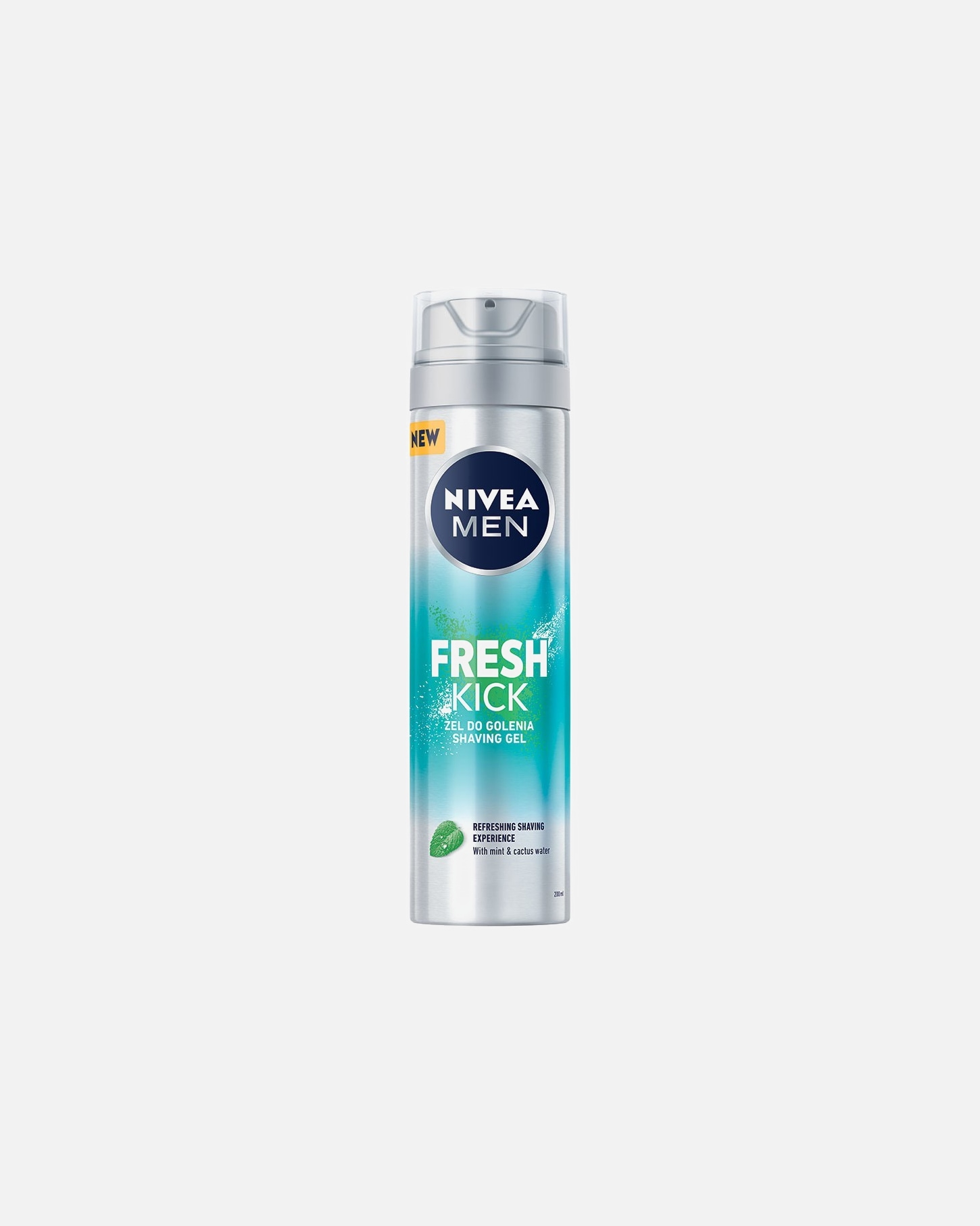 Żel do golenia dla Unisex NIVEA MEN Żel do golenia Fresh Kick 200 ml