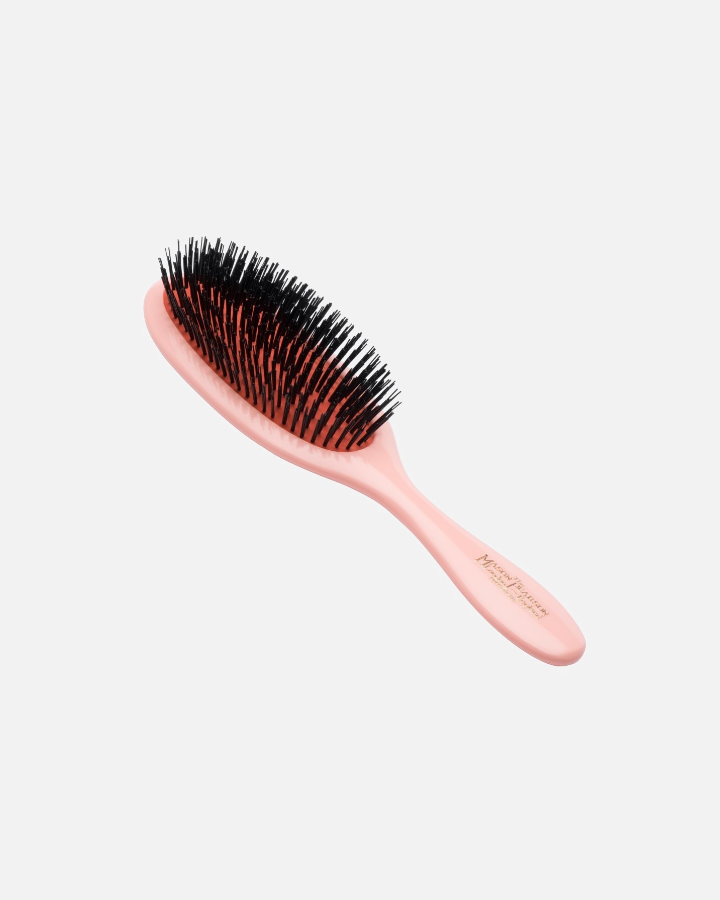 Szczotka dla Unisex MASON PEARSON Default Brand Line HANDY B3 Średnia szczotka do włosów z włosiem naturalnym (dzik) w kolorze różowym 1 szt.