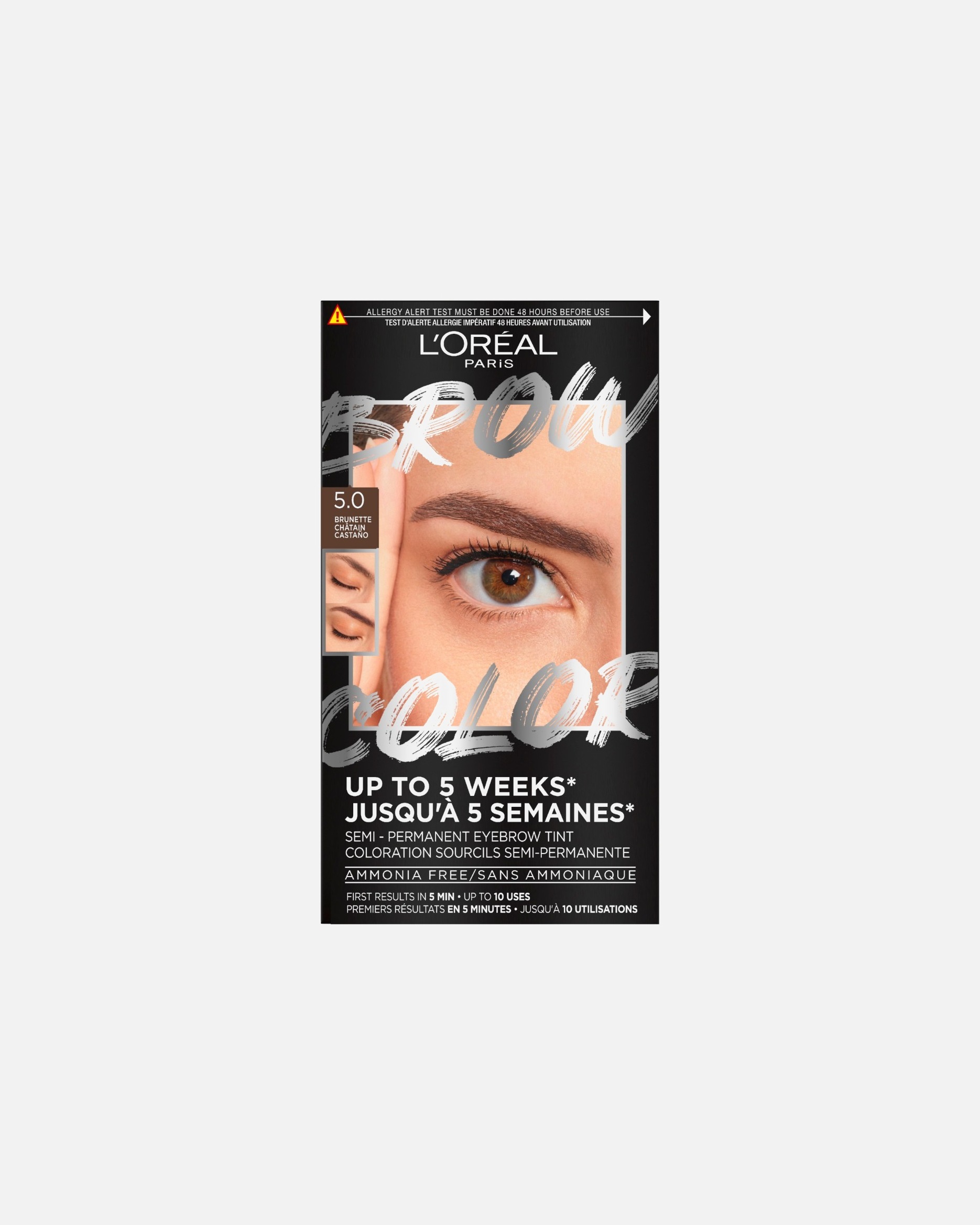 Kolor brwi dla Unisex L’Oréal Paris Brow Color 5.0 Brunette 1 szt.