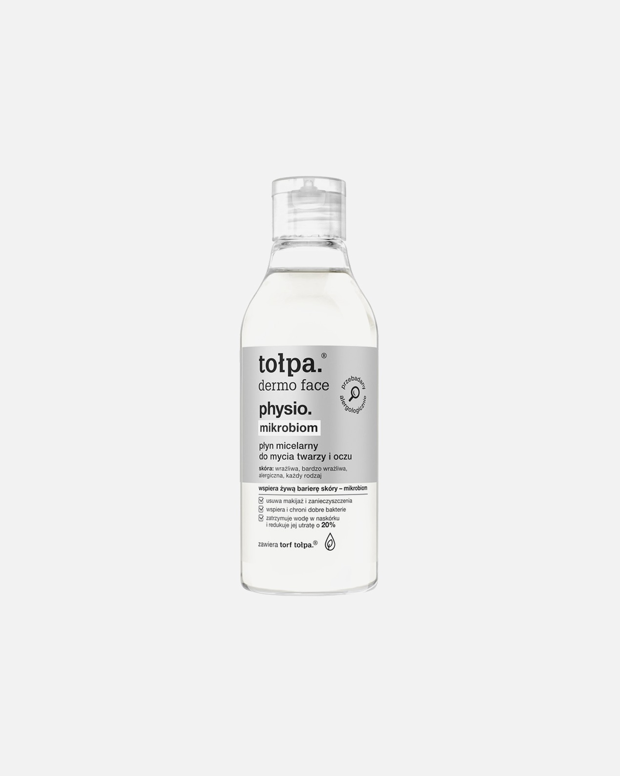 Woda micelarna dla Unisex Tołpa Łagodny płyn micelarny 200ml