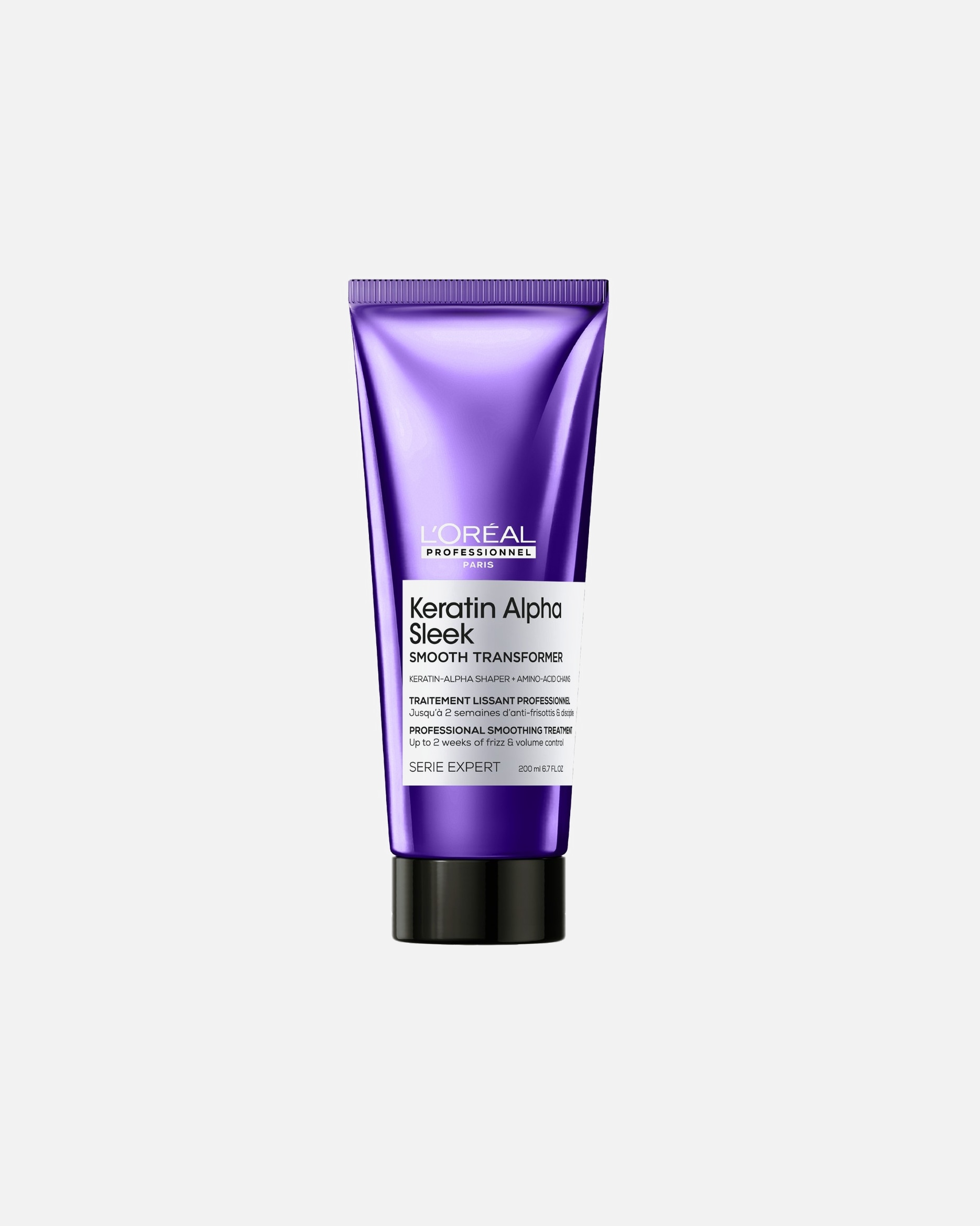 Kuracja do włosów dla Unisex L´Oréal Professionnel Paris Keratin Alpha Sleek Kuracja wygładzająca 200 ml
