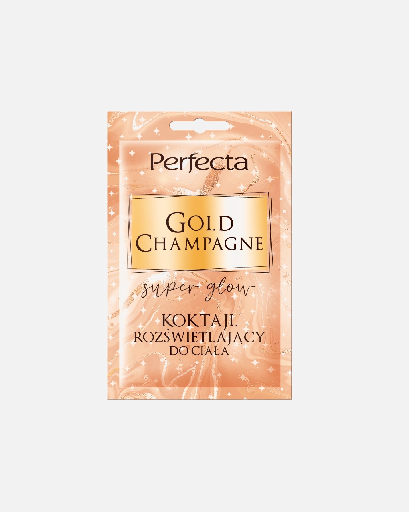 Krem do ciała dla Kobieta Perfecta Perfecta Gold Champagne, koktajl rozświetlający do ciała, 18 ml 18 ml