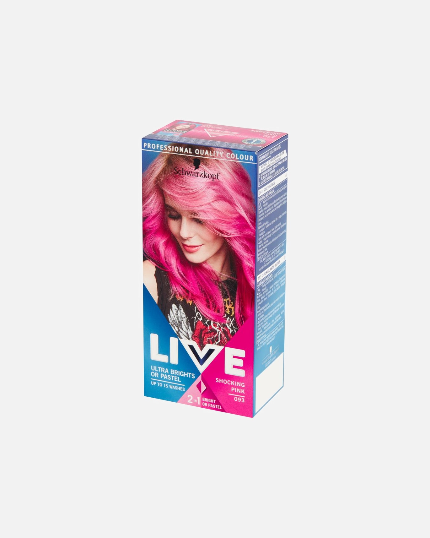 Farba do włosów dla Unisex Schwarzkopf & Henkel Ultra Brights Farba do włosów Shocking Pink 093 65 ml