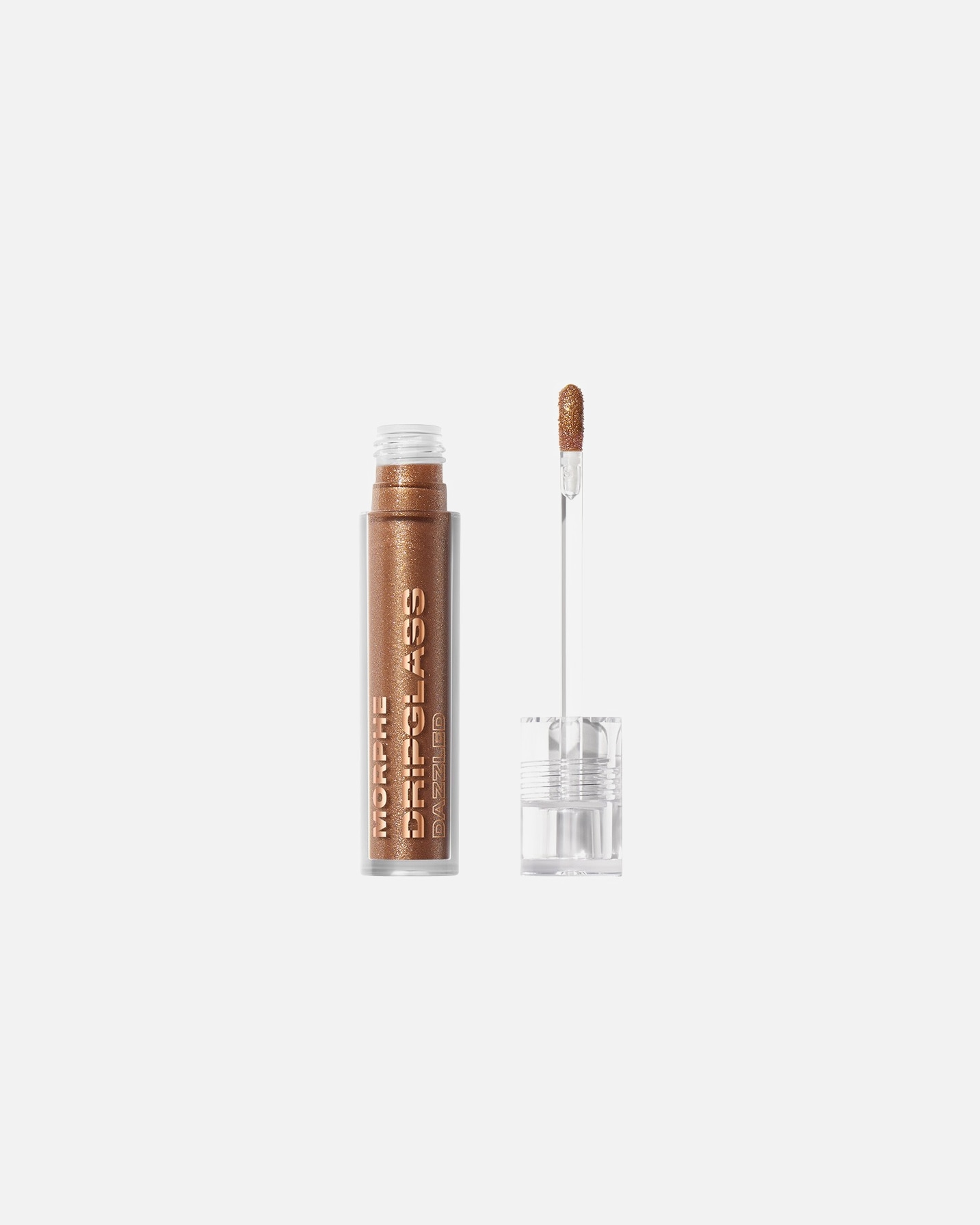 Błyszczyk do ust dla Unisex Morphe DRIPGLASS DAZZLED HIGH SHIMMER LIP GLOSS COGNAC DIAMOND