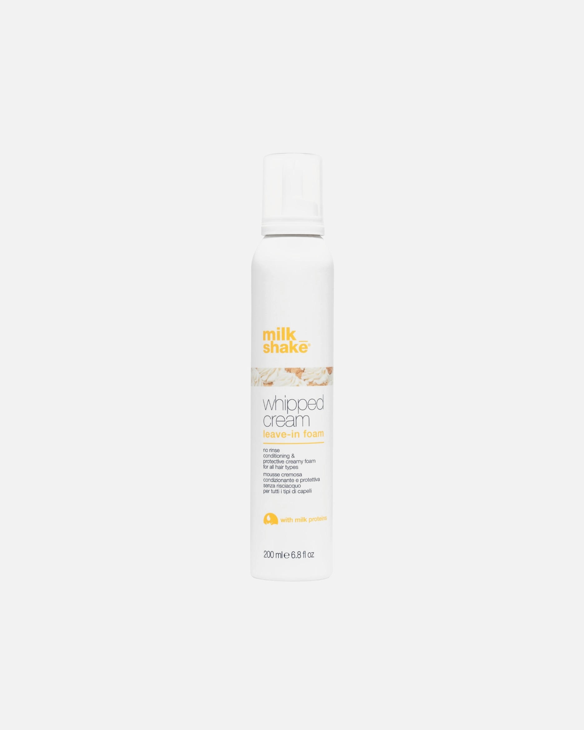 Pianka do włosów dla Unisex Milk_Shake Whipped Cream Leave-In Foam - Kondycjonująco-ochronna pianka ułatwiająca rozczesywanie 200 ml