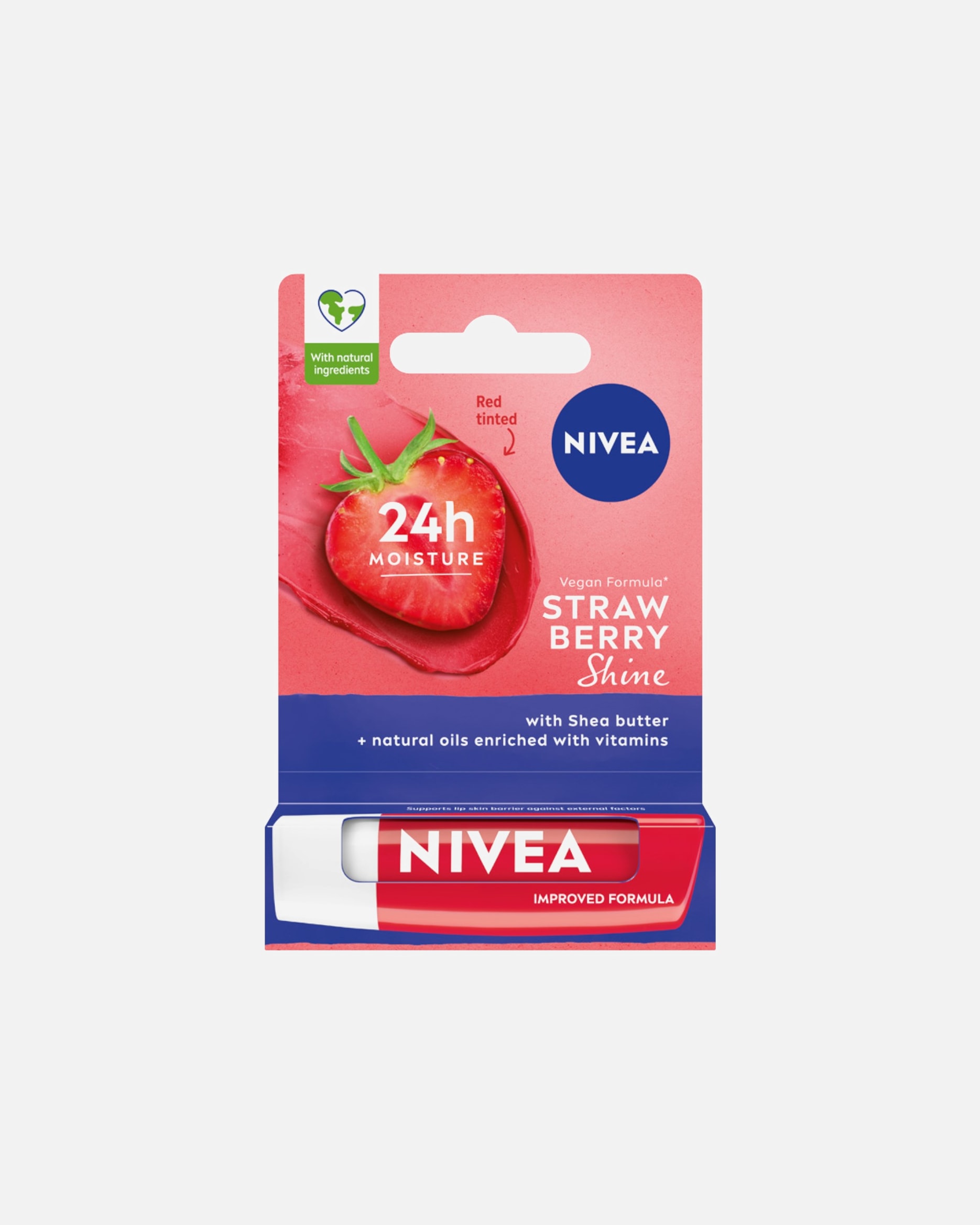 Balsam do ust dla Unisex NIVEA Strawberry Shine 4.8 g