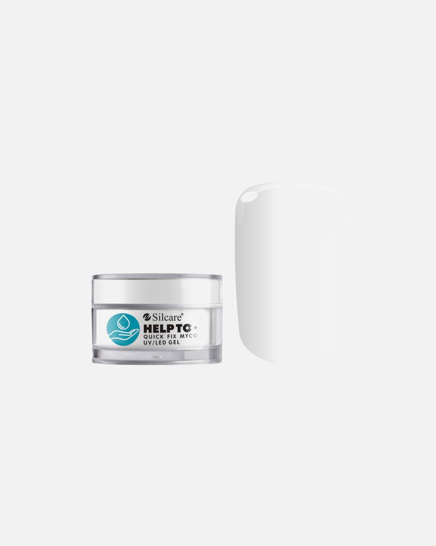 Żel do paznokci dla Unisex Silcare HELP TO… Quick Fix Myco UV/LED Gel 50 g