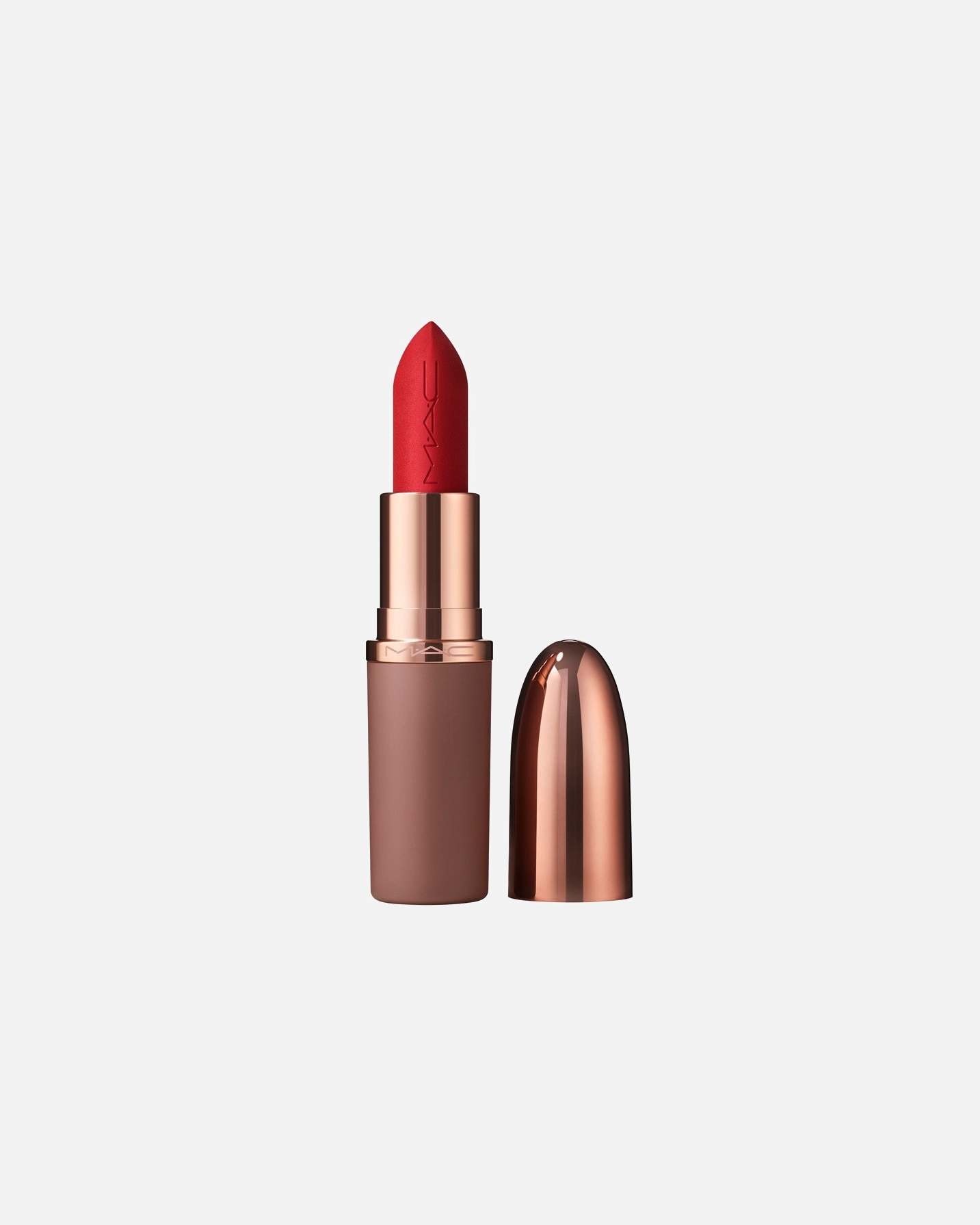 Pomadka do ust w sztyfcie dla Unisex MAC M·A·Cximal Silky Matte Lipstick / Sepia Collection RUBY WOO