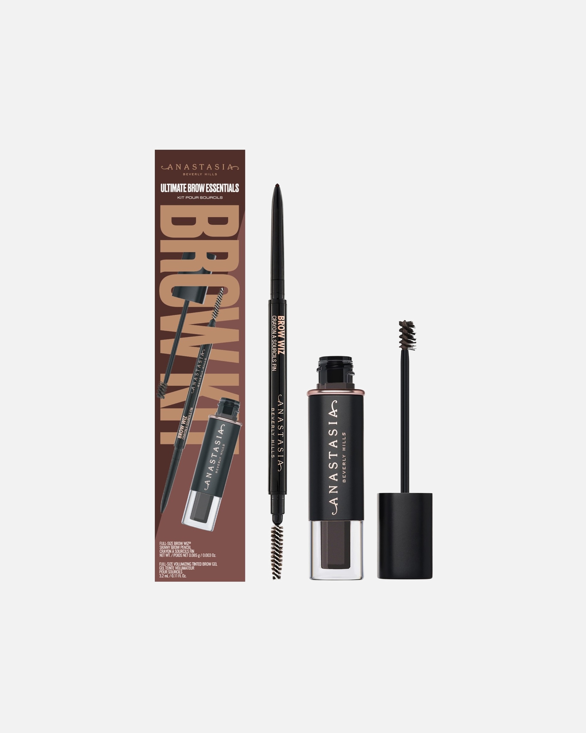 Zestaw do makijażu brwi dla Unisex Anastasia Beverly Hills Ultimate Brow Essentials Kit Medium Brown