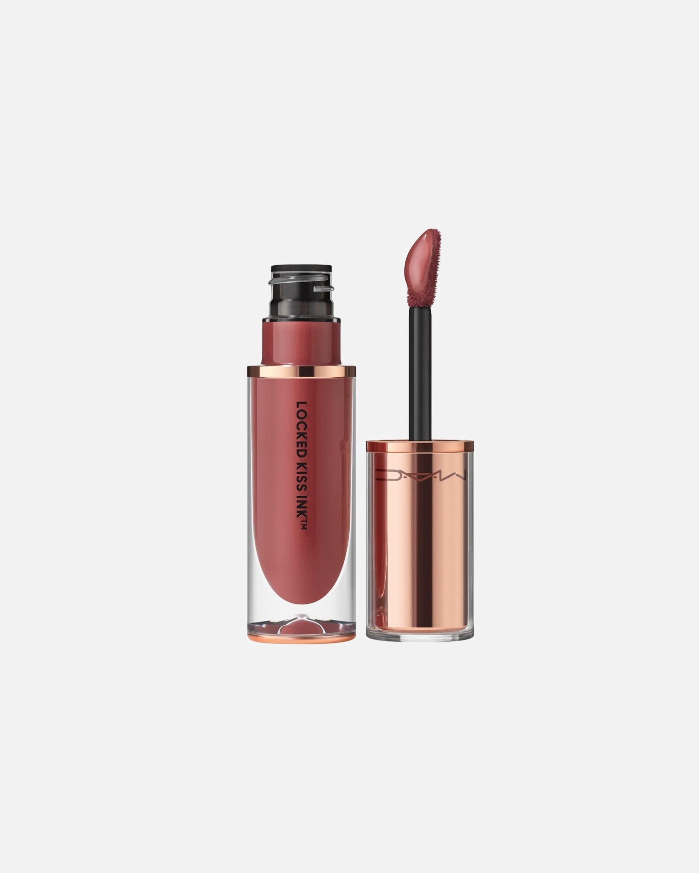 Pomadka do ust w sztyfcie dla Unisex MAC Locked Kiss Ink / Sepia Collection BONDED WITH TEDDY
