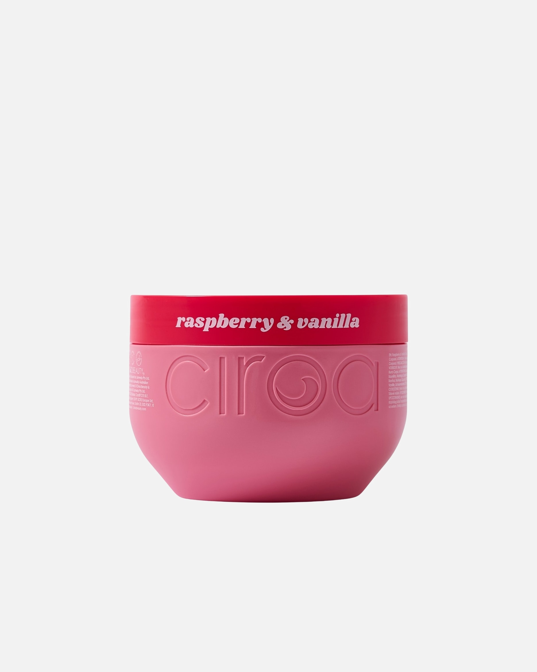 Masło do ciała dla Unisex Ciroa Beauty Raspberry and Vanilla 265 g