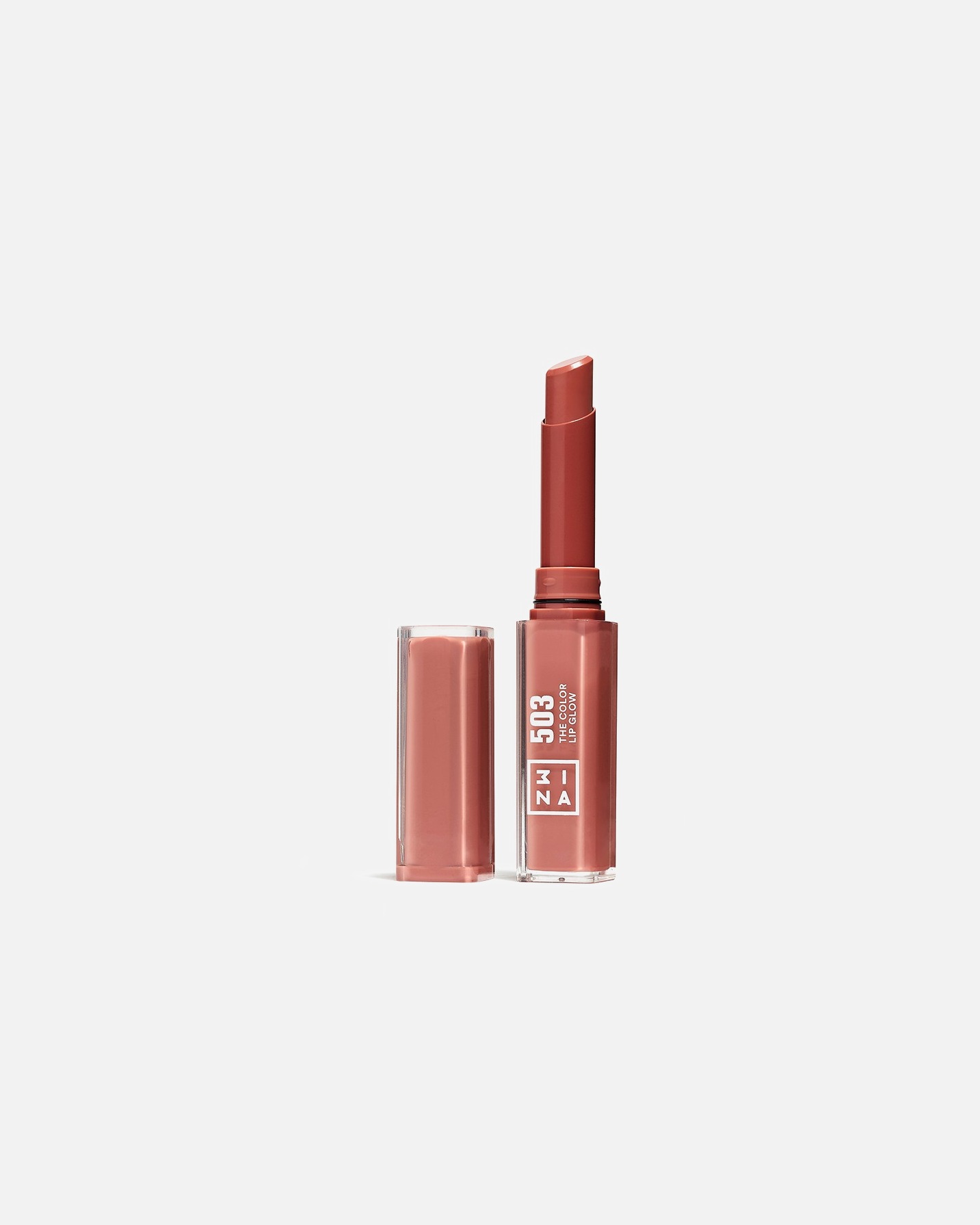 Pomadka do ust w sztyfcie dla Unisex 3INA Lipstick Nr. 503 - Nude Pink