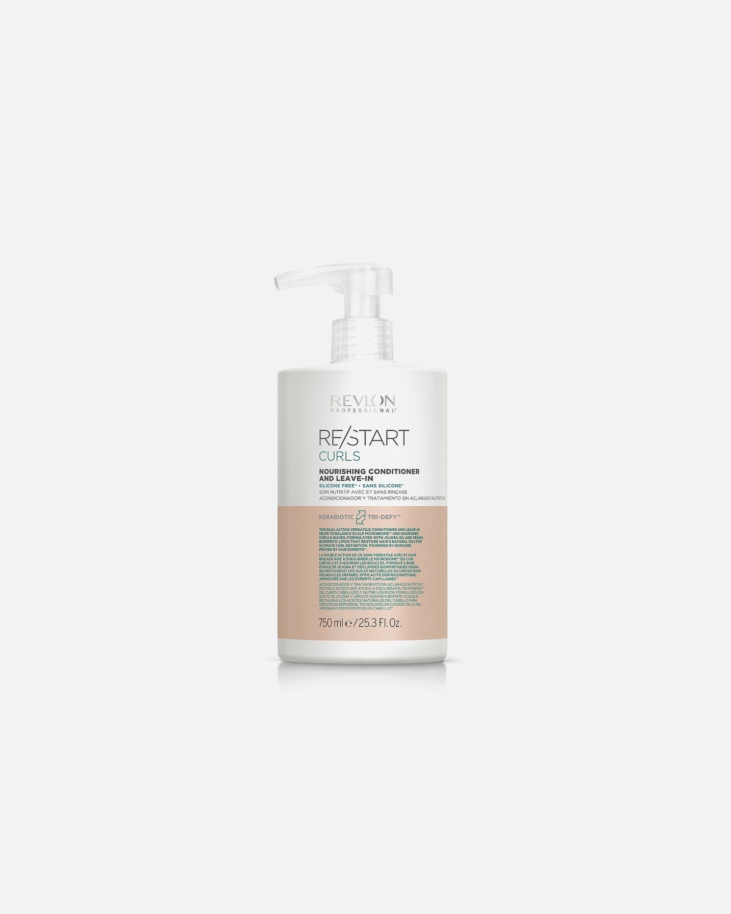 Odżywki bez spłukiwania dla Unisex Revlon Professional Restart CURLS Nourishing Conditioner 750 ml